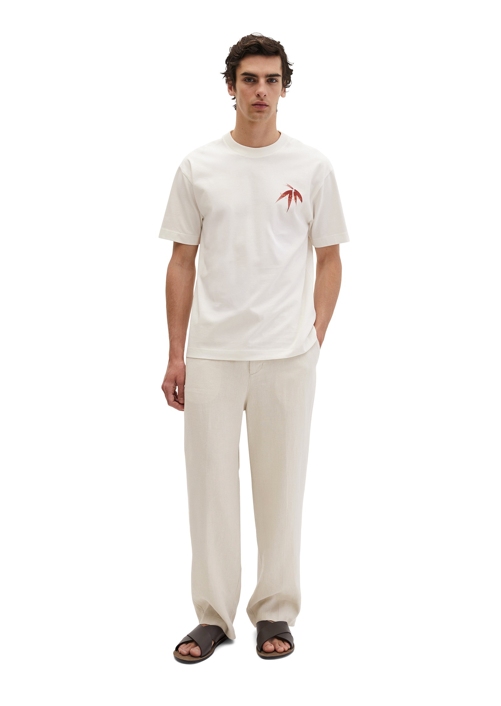 Marc O'Polo T-Shirt »mit saisonalem Rückenprint«