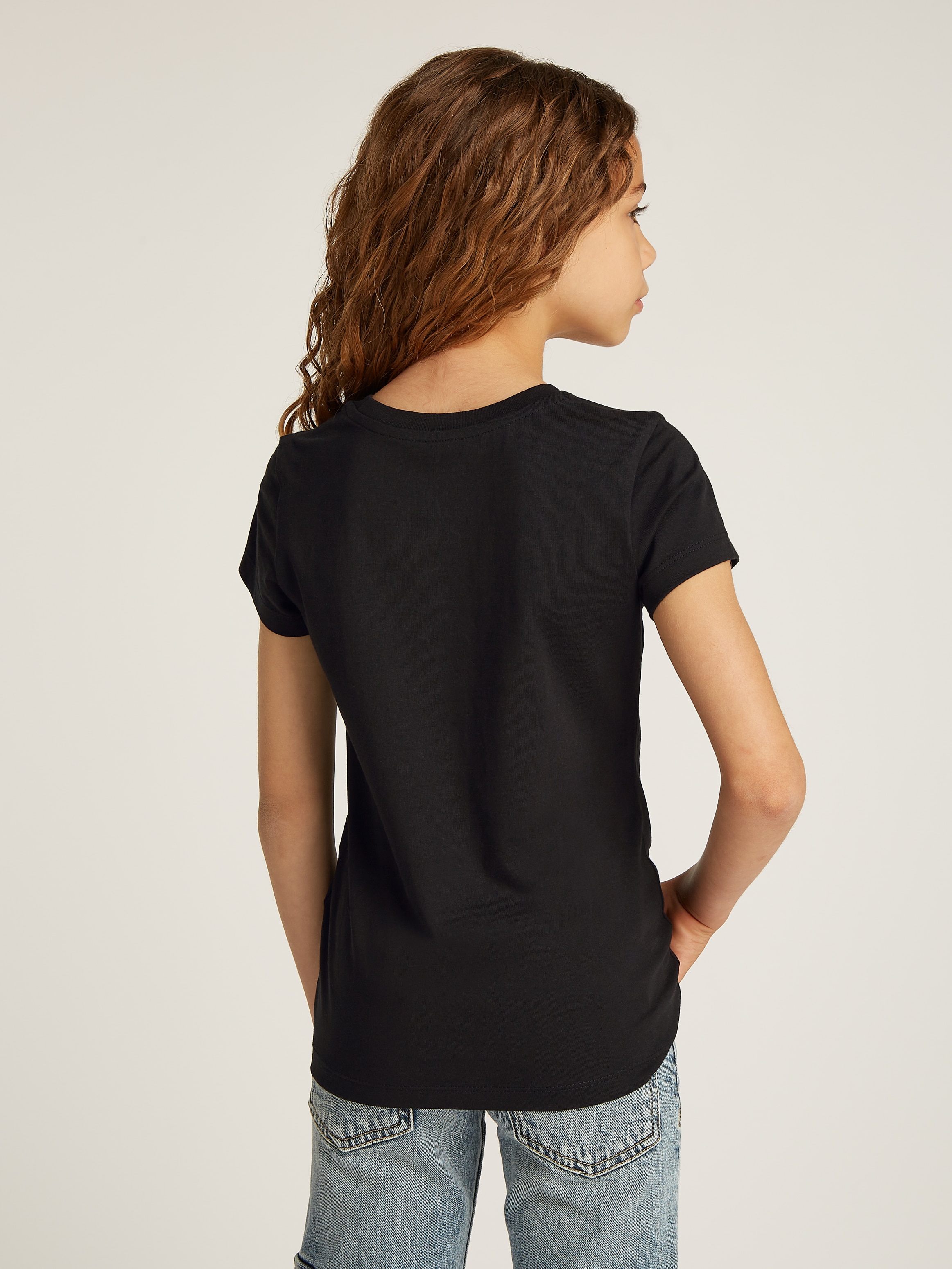 Calvin Klein Jeans Rundhalsshirt »HANDWRITING LOGO SS SLIM T-SHIRT«, für Kinder bis 16 Jahre mit Logoschriftzug