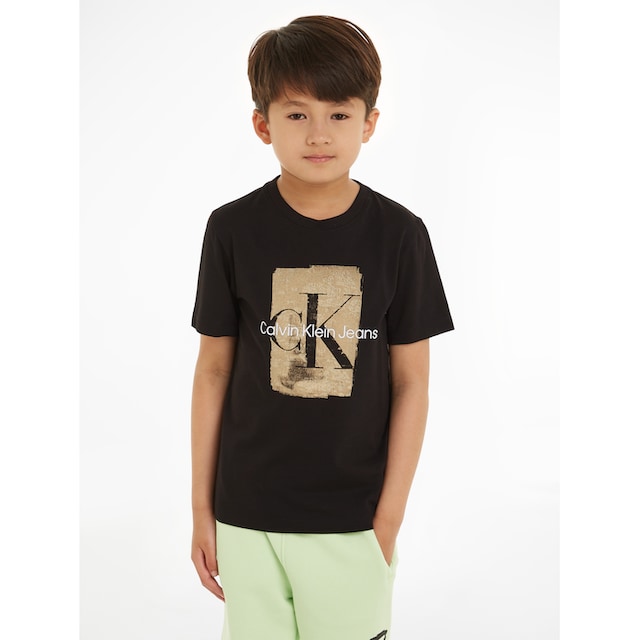 Calvin Klein Jeans T-Shirt »SECOND SKIN PRINT SS T-SHIRT«, für Kinder bis  16 Jahre kaufen | BAUR