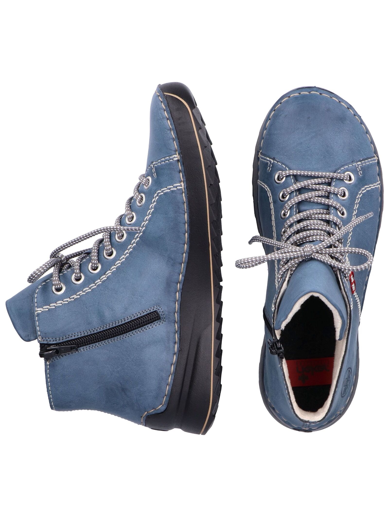 Rieker Schnürstiefelette »Rieker Stiefelette Lederimitat«