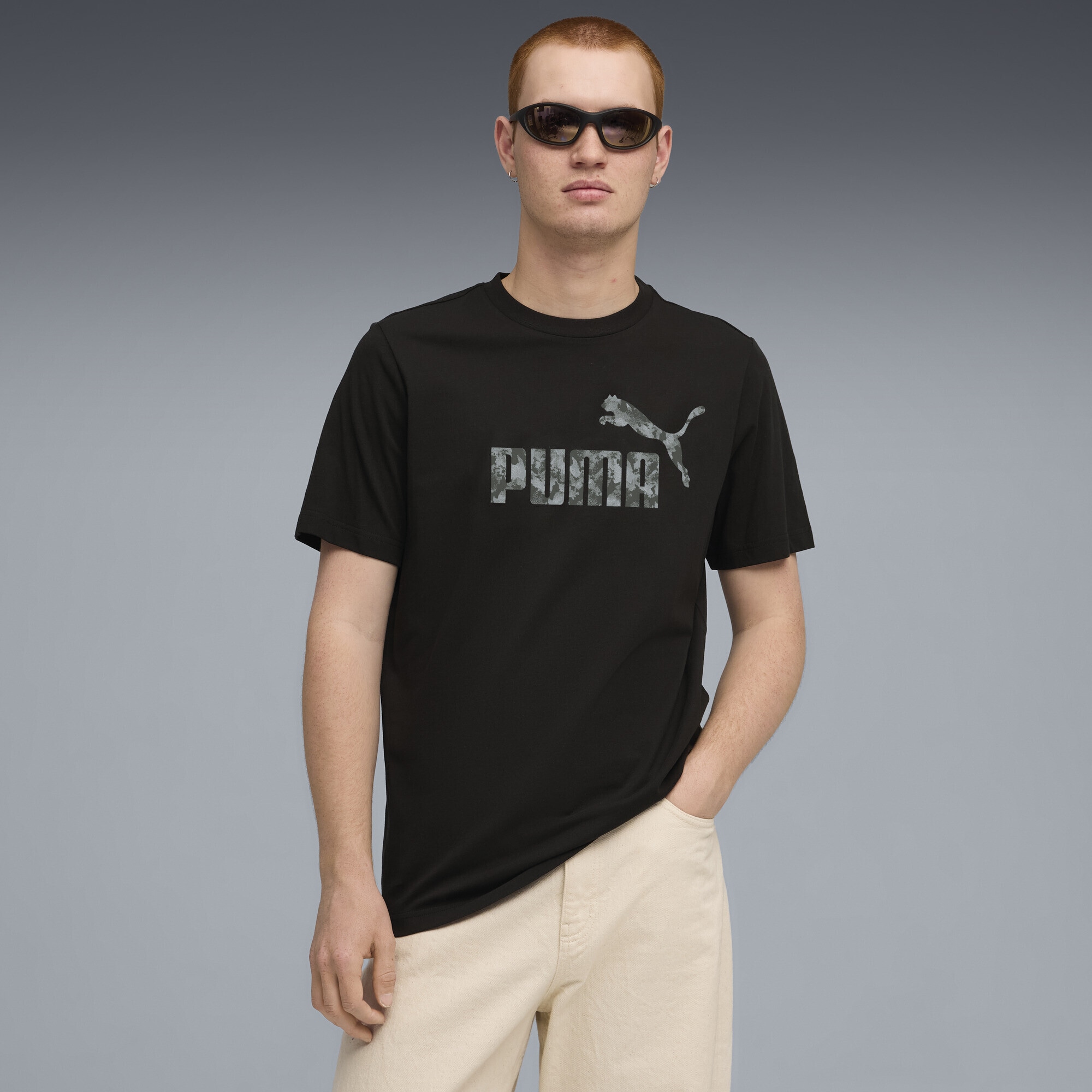 PUMA T-Shirt »Essentials Camo T-Shirt Herren«