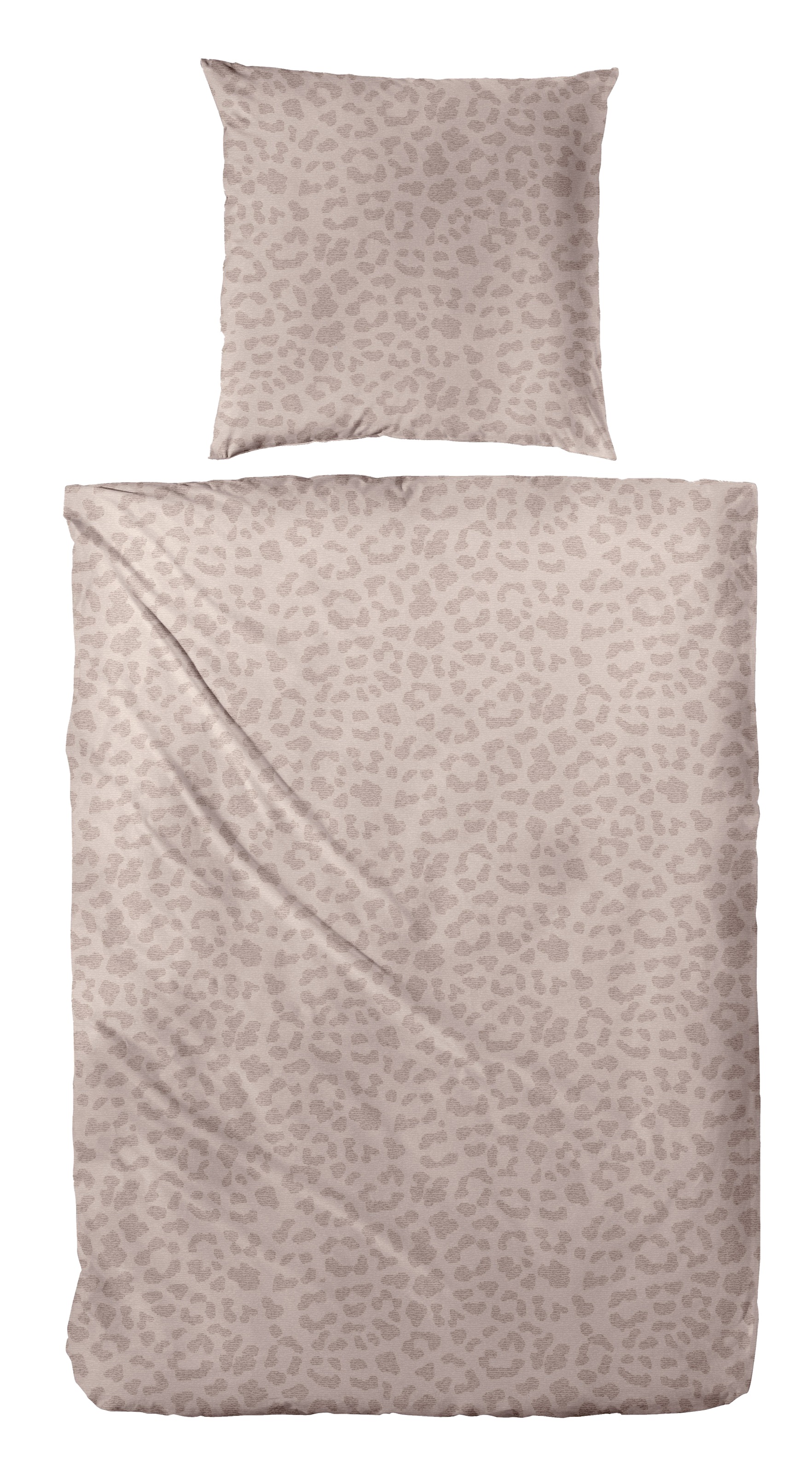 Primera Bettwäsche "Biber-Bettwäsche Leo" 2 Stk. tlg. mit dezentem Leo-Desi günstig online kaufen