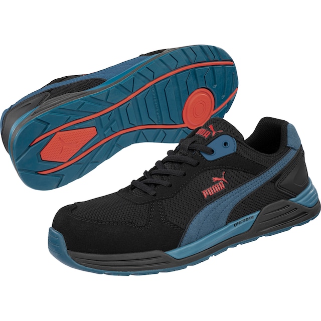 PUMA Safety Sicherheitsschuh »FRONTSIDE BLK/BLUE LOW S1P ESD HRO SRC«,  schwarz-blau, in Größe 36-47 erhältlich per Rechnung | BAUR