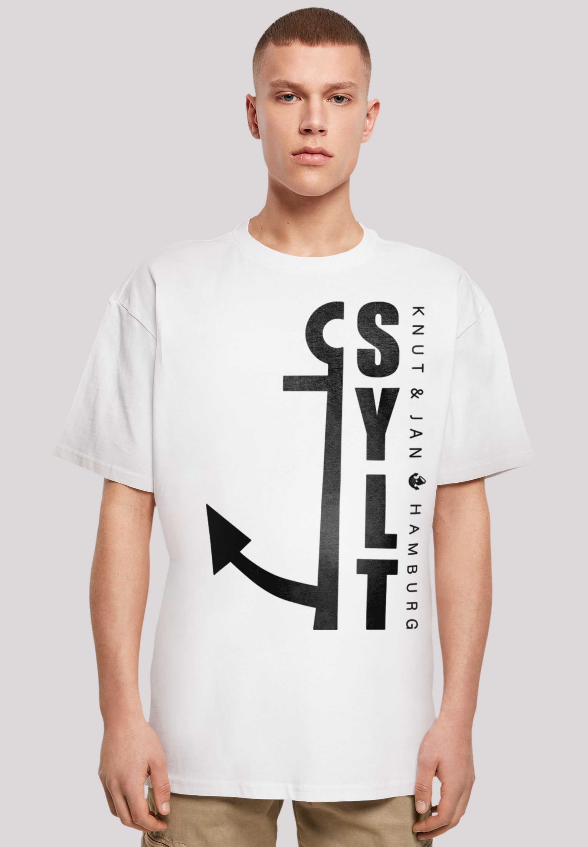 T-Shirt »Sylt Anker Knut & Jan Hamburg«, Print