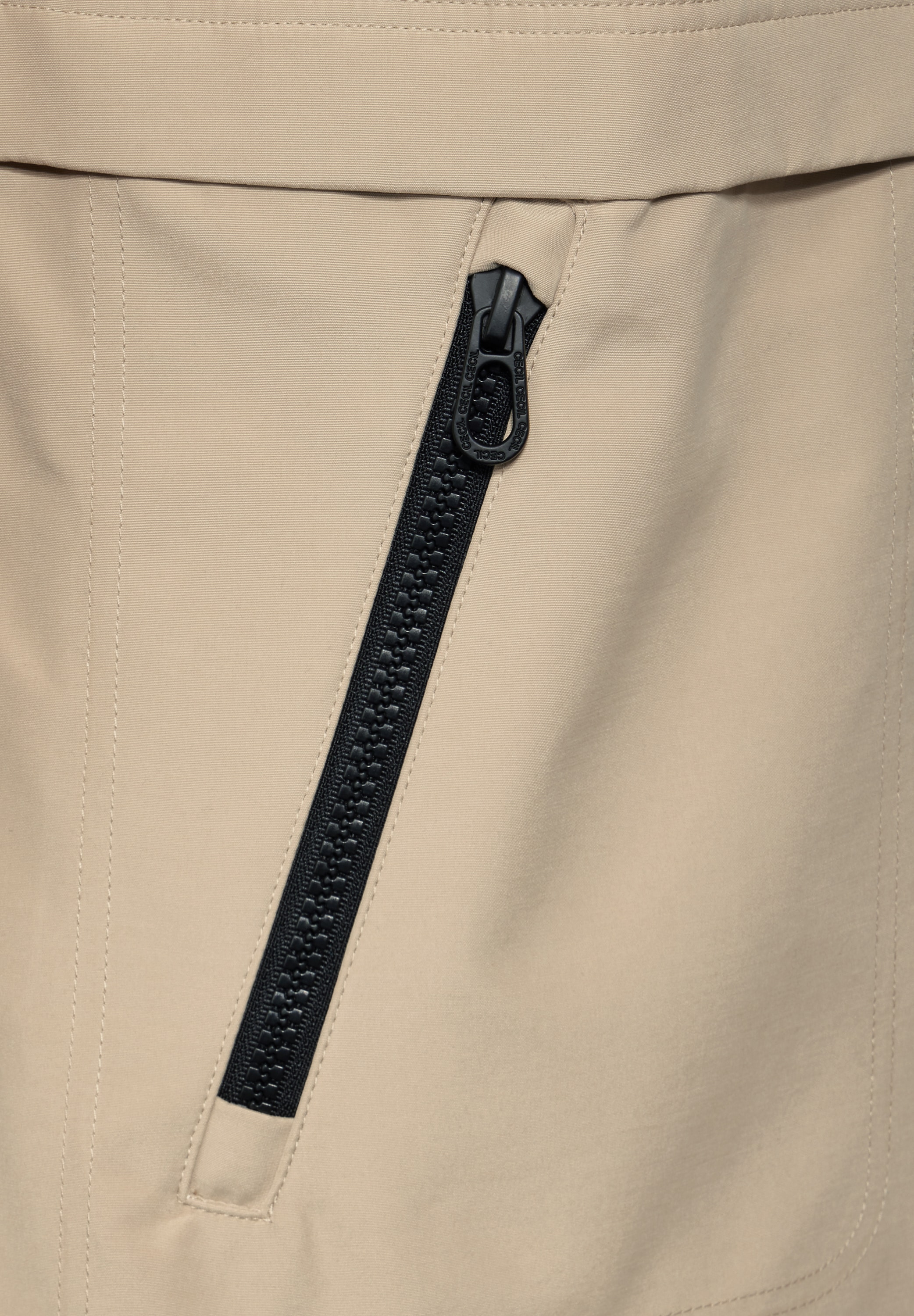 Cecil Outdoorjacke, mit Kapuze, aus softem Materialmix