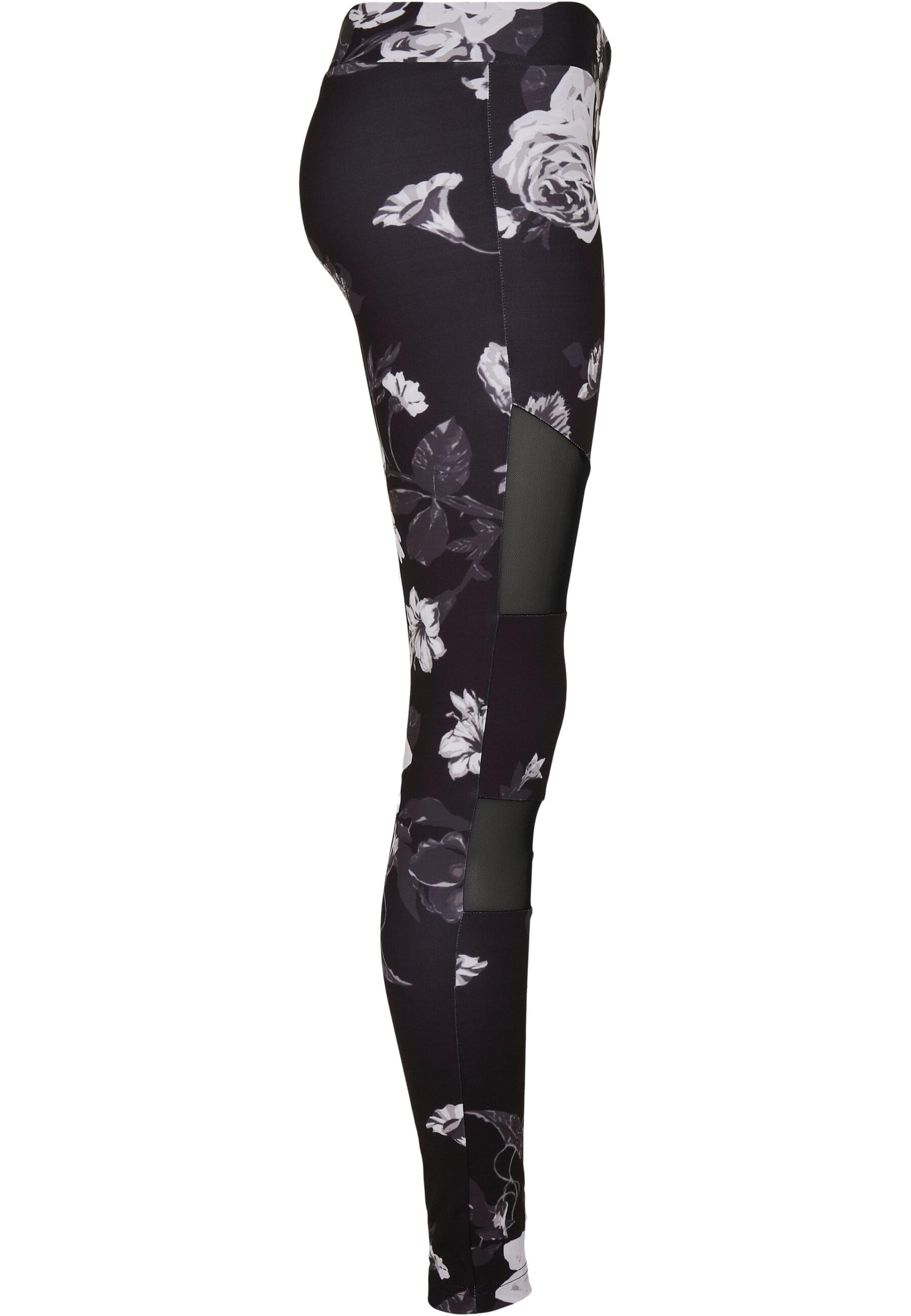 URBAN CLASSICS Leggings »Urban Classics Damen Ladies Tech Mesh AOP Leggings«, (1 tlg.)