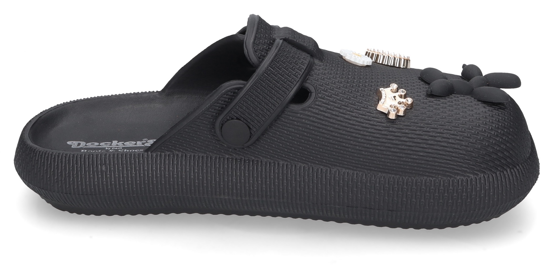 Dockers by Gerli Clog, Badeschuhe, Sommerschuh mit Verzierungen