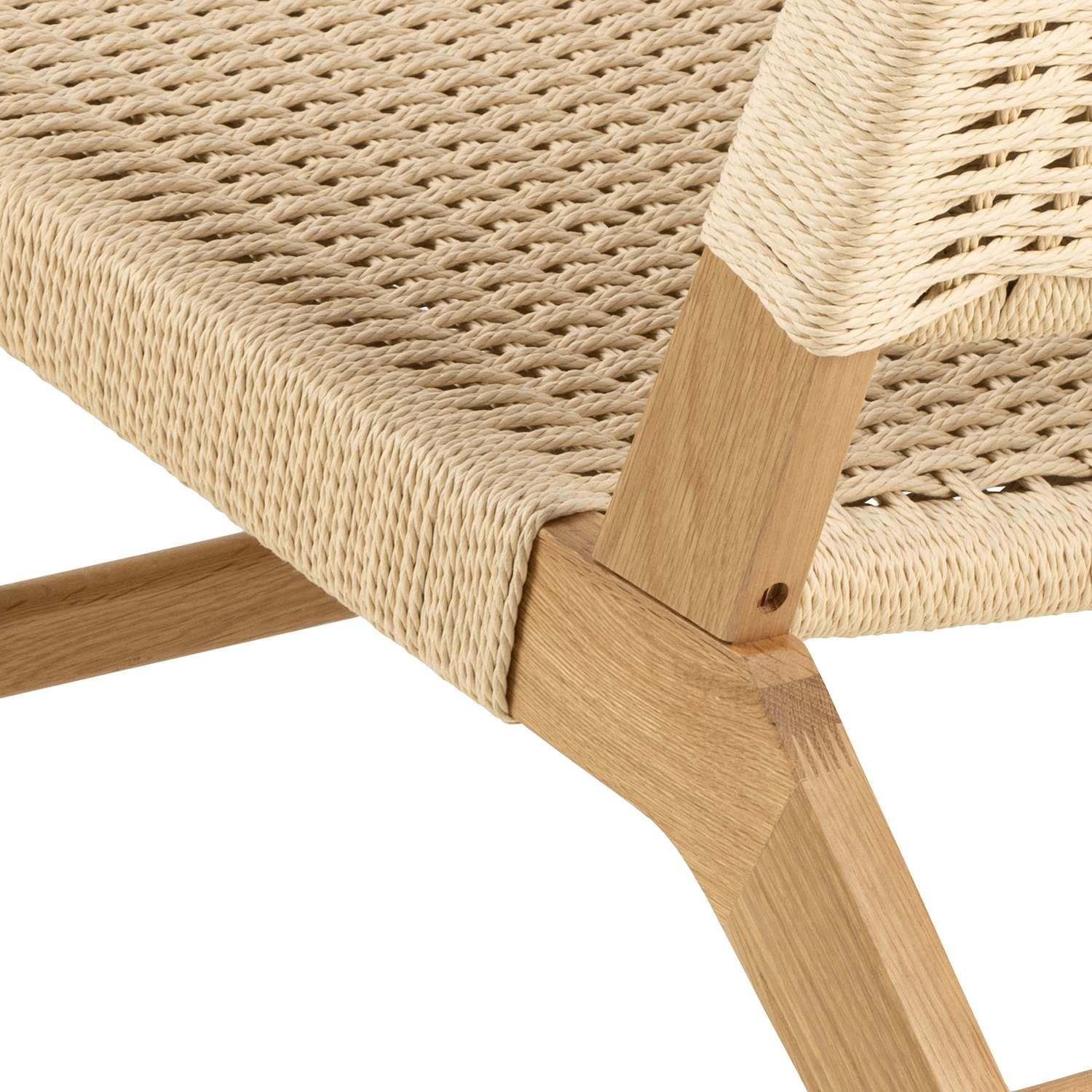 ACTONA GROUP Loungesessel »Carson«, Eiche, minimalistischer Stil, erhältlich in zwei Farben