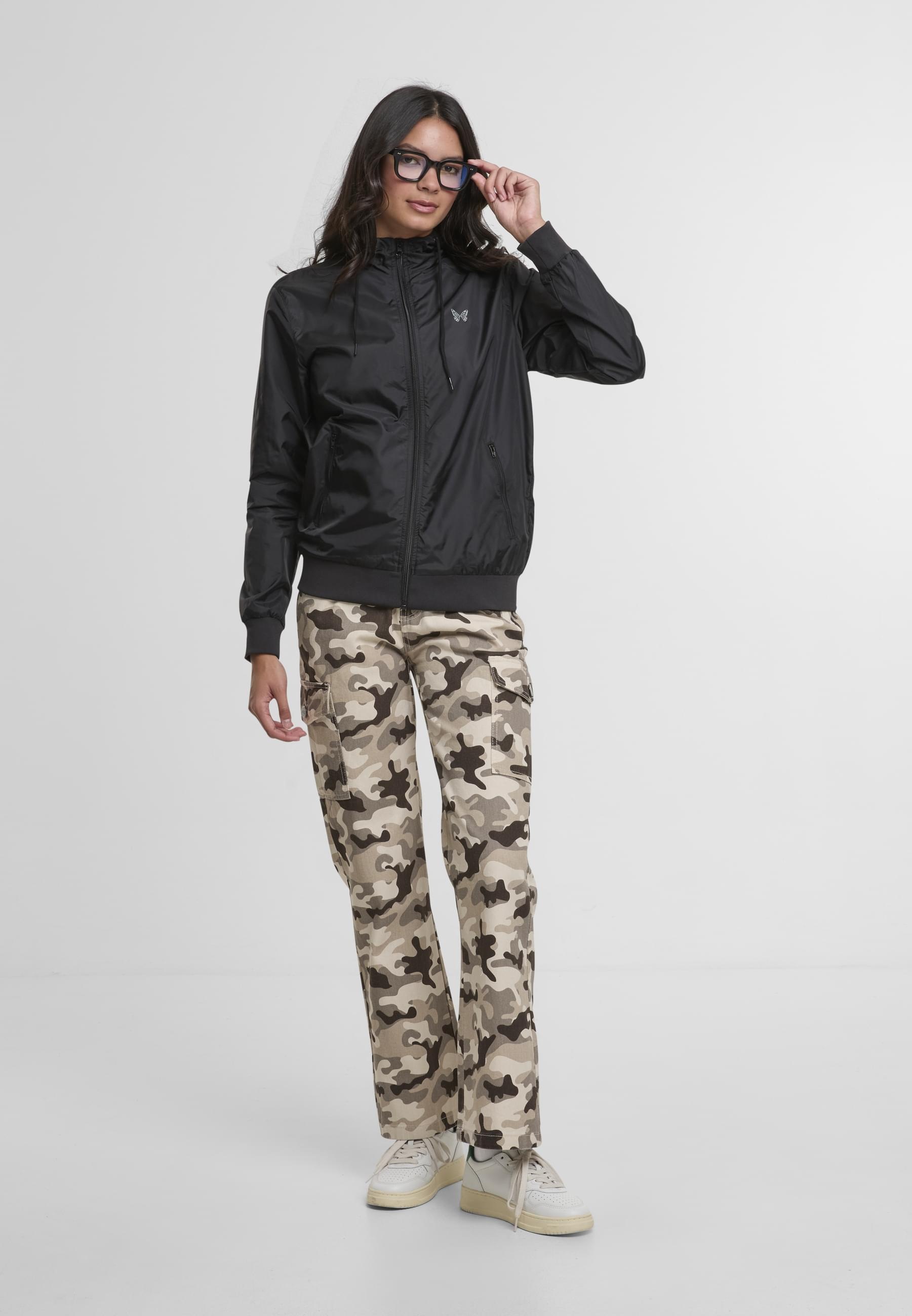 Miss Tee Windbreaker »Miss Tee Fly Away Ladies Windrunner« 1 Stk. tlg. mit Kapuze