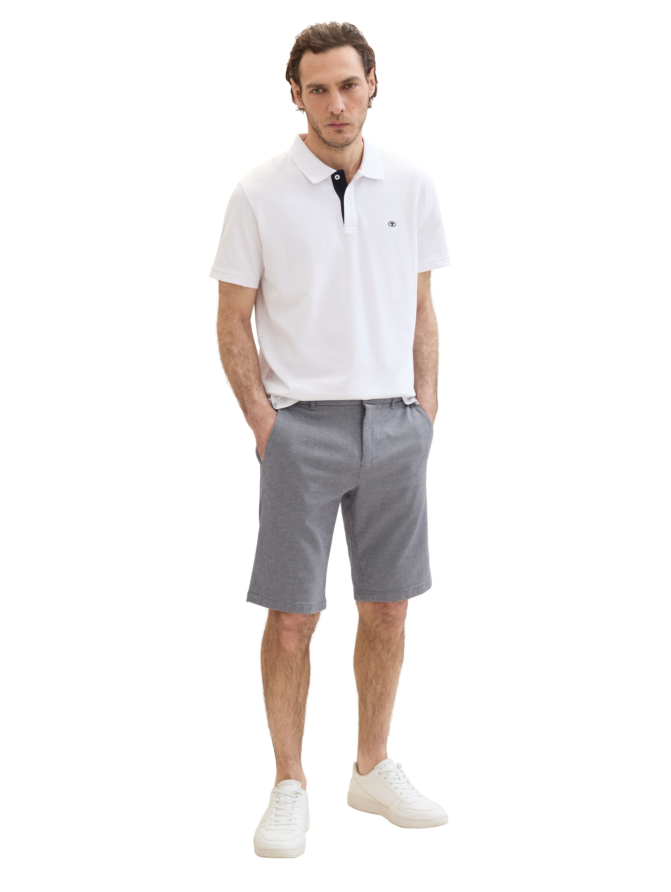 TOM TAILOR Chinoshorts »TRAVIS«, mit Zig Zag - Struktur