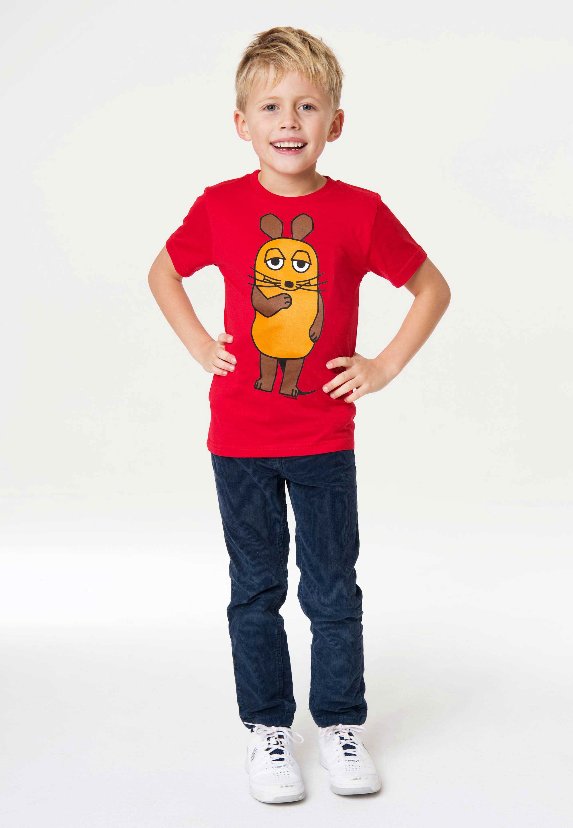 LOGOSHIRT T-Shirt »Sendung mit der Maus - Maus«, mit coolem Print