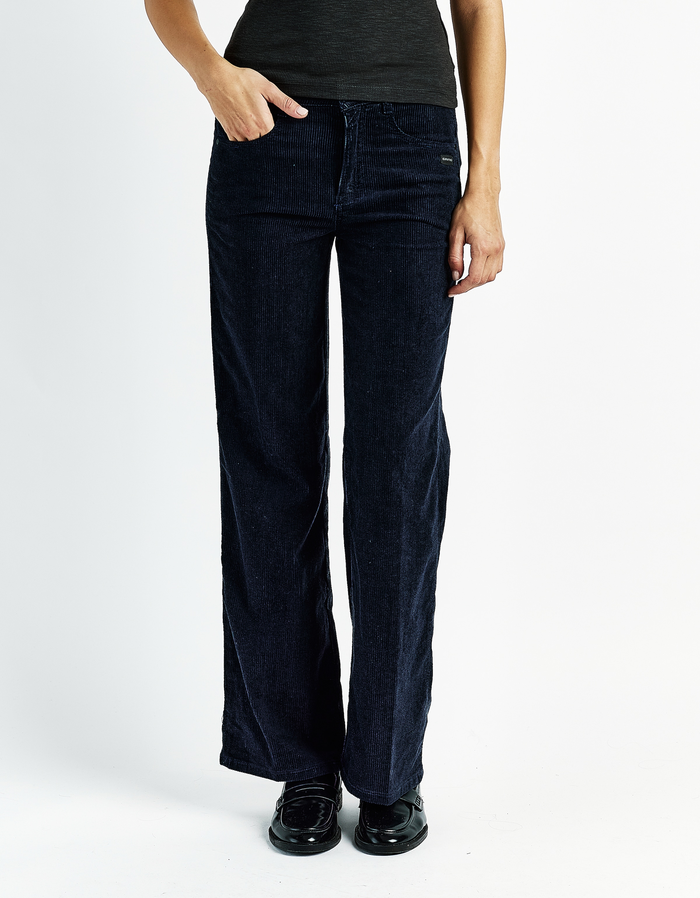 GANG Cordhose "94AMELIE WIDE" Wide Fit mit geradem Bein günstig online kaufen