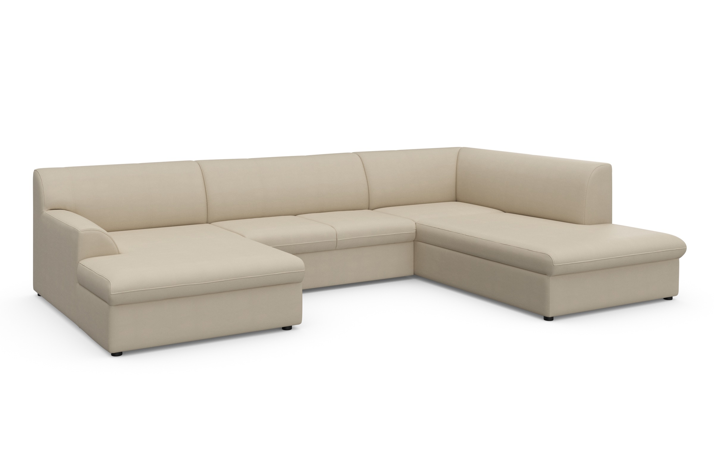 Thumbnail - DOMO collection Wohnlandschaft "Topper, elegant und zeitlos, komfortabel, U-Form" wahlweise mit Bettfunktion