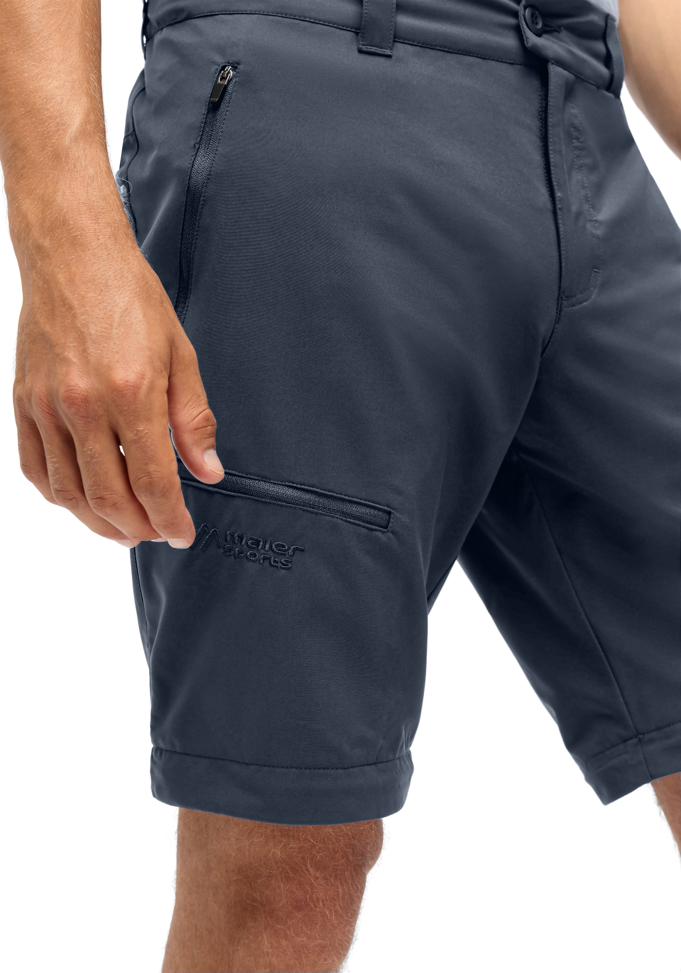 Maier Sports Outdoorhose »Tajo Zip Loop«, Herren Wanderhose, Zip-Off Funktionshose, 4 Taschen, Regular Fit