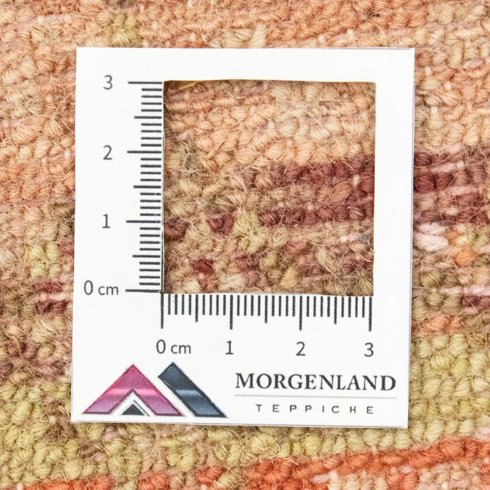 morgenland Wollteppich »Designer Teppich handgeknüpft orange«, quadratisch, 6 mm Höhe, handgeknüpft