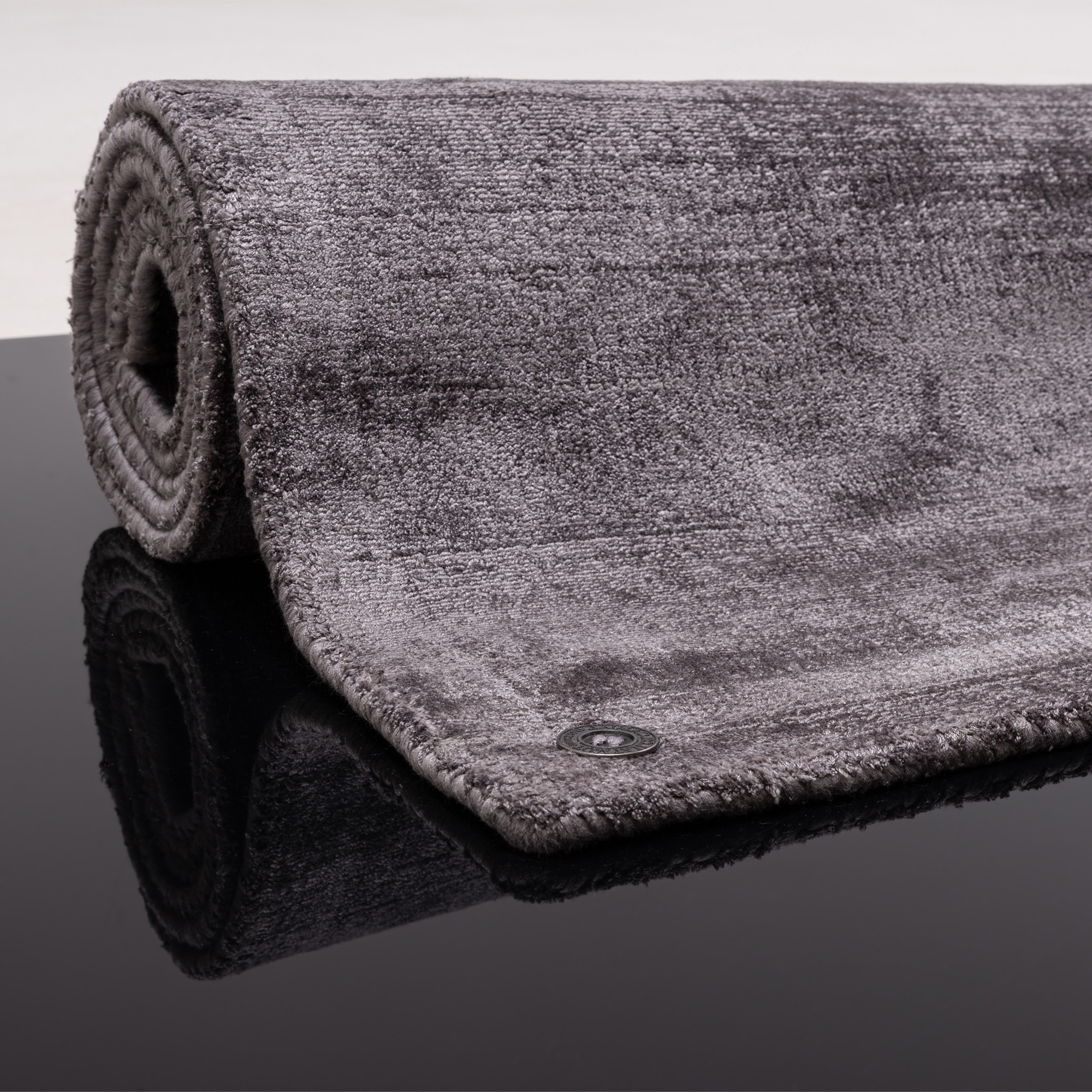 Thumbnail - TOM TAILOR HOME Teppich "Shine uni" rechteckig 8 mm Höhe Handweb Teppich, 100% Viskose, handgewebt, mit elegantem Schimm...