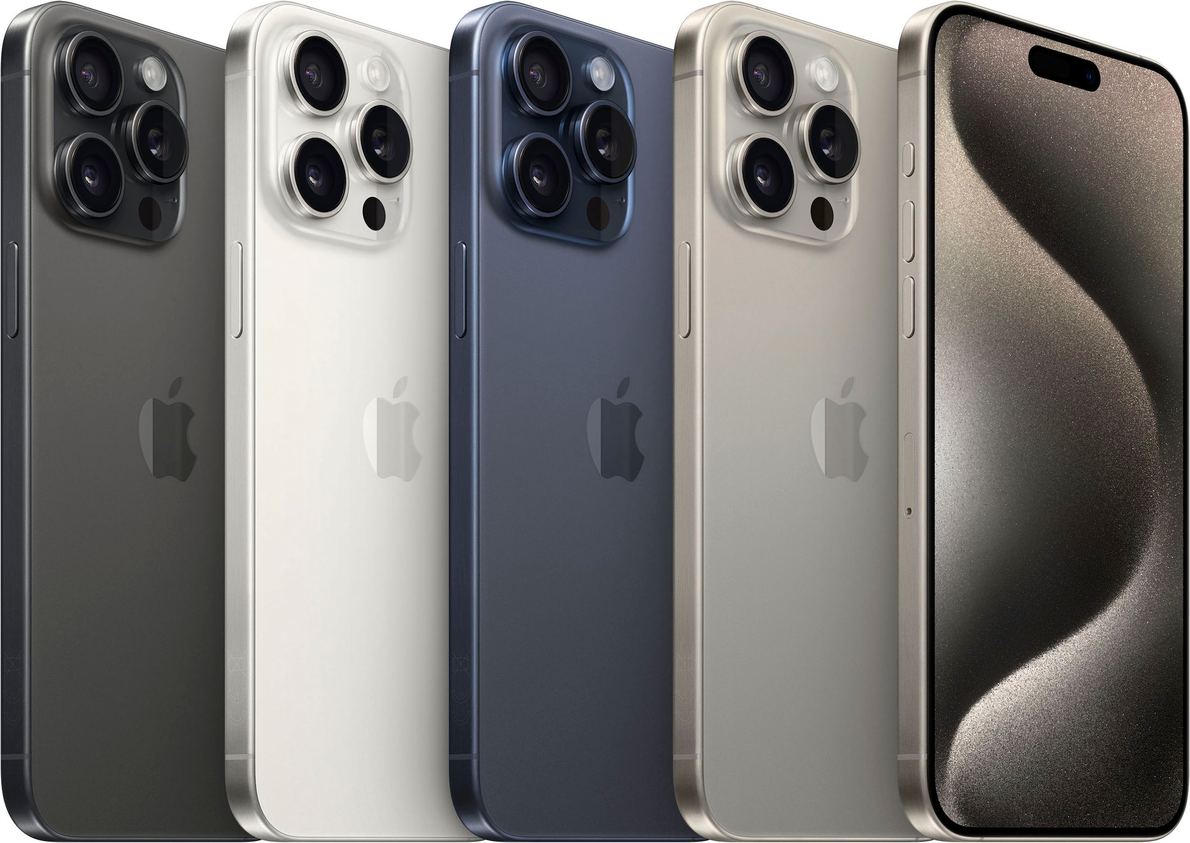 Apple Smartphone »iPhone 15 Pro Max 1TB«, Blue Titanium, 17 cm/6,7 Zoll, 1000 GB Speicherplatz, 48 MP Kamera