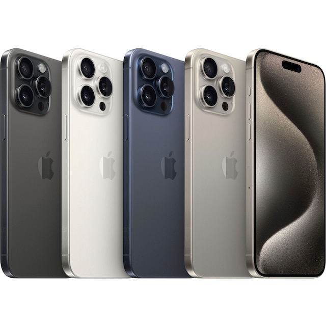 Apple Smartphone »iPhone 15 Pro Max 256GB«, White Titanium, 17 cm/6,7 Zoll, 256  GB Speicherplatz, 48 MP Kamera | BAUR