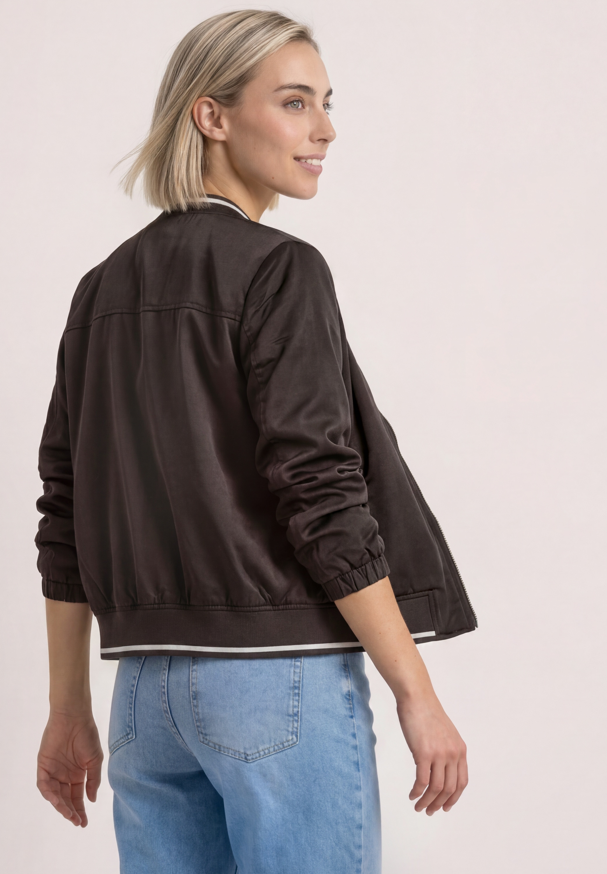 STREET ONE Blouson ohne Kapuze mit Elastiksaum