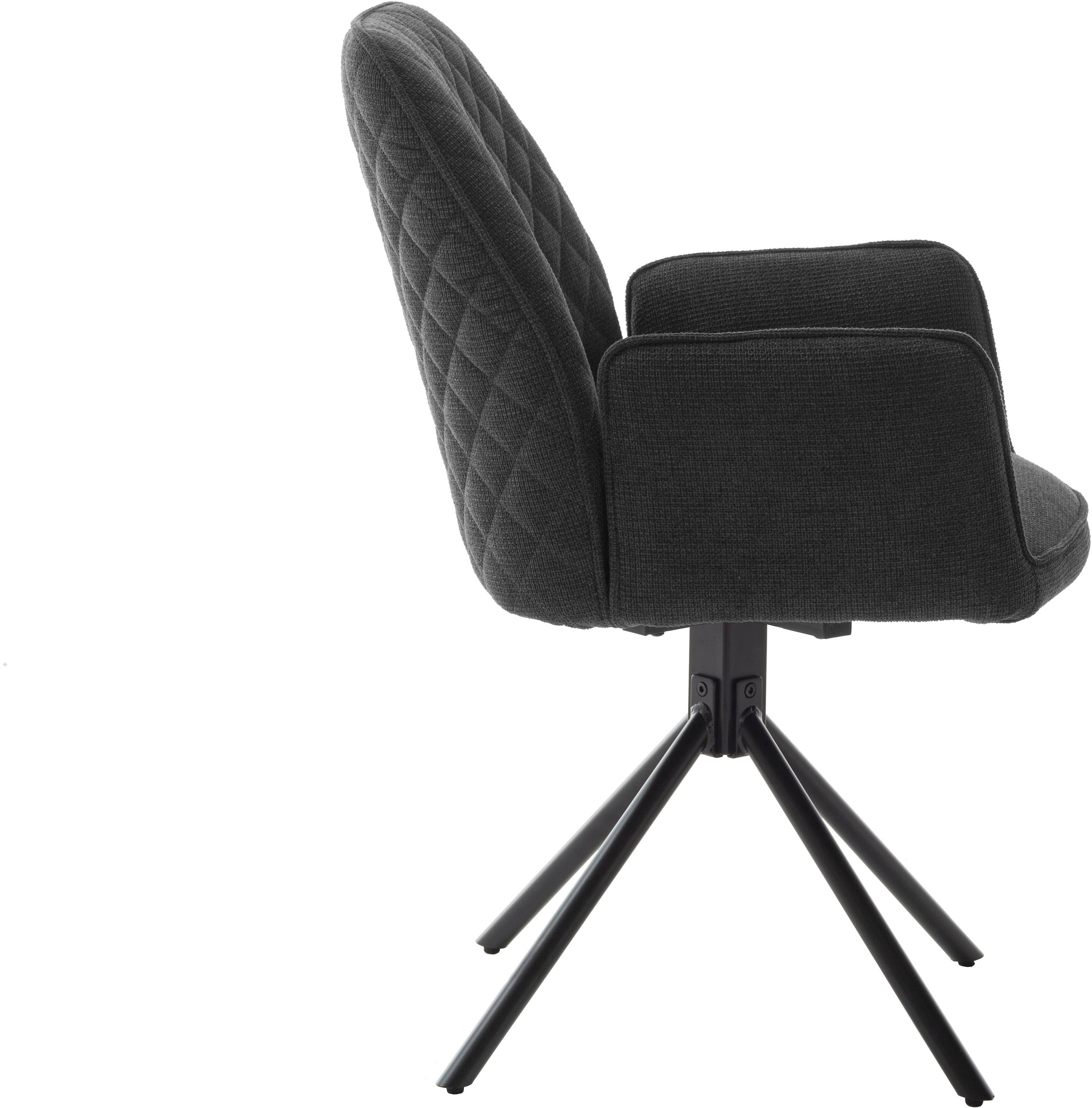 MCA furniture Esszimmerstuhl »ACANDI«, (2er-Set),drehbar 180°, Sitzhöhe von ca. 50 cm, Belastbarkeit 120 kg