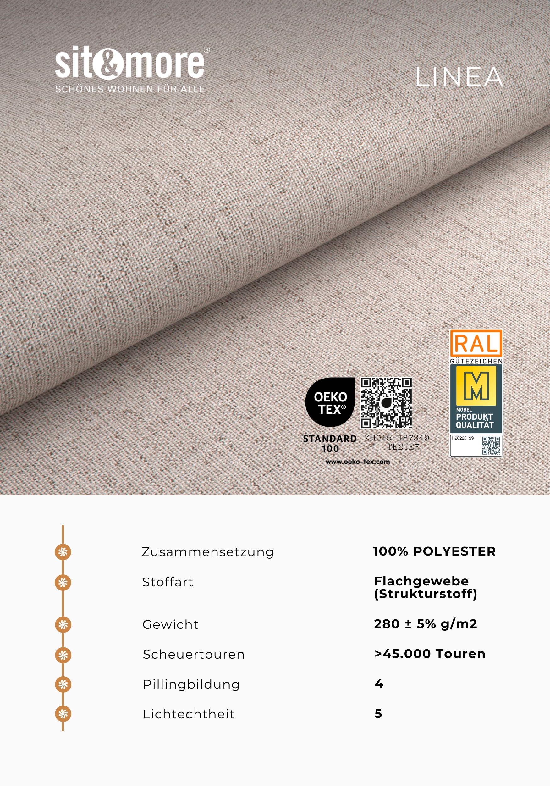 OTTO home Wohnlandschaft »Costello U-Form, B: 363 cm mit Sitztiefen- & Armteilverstellung« optional Schlaffunktion & Bettkasten