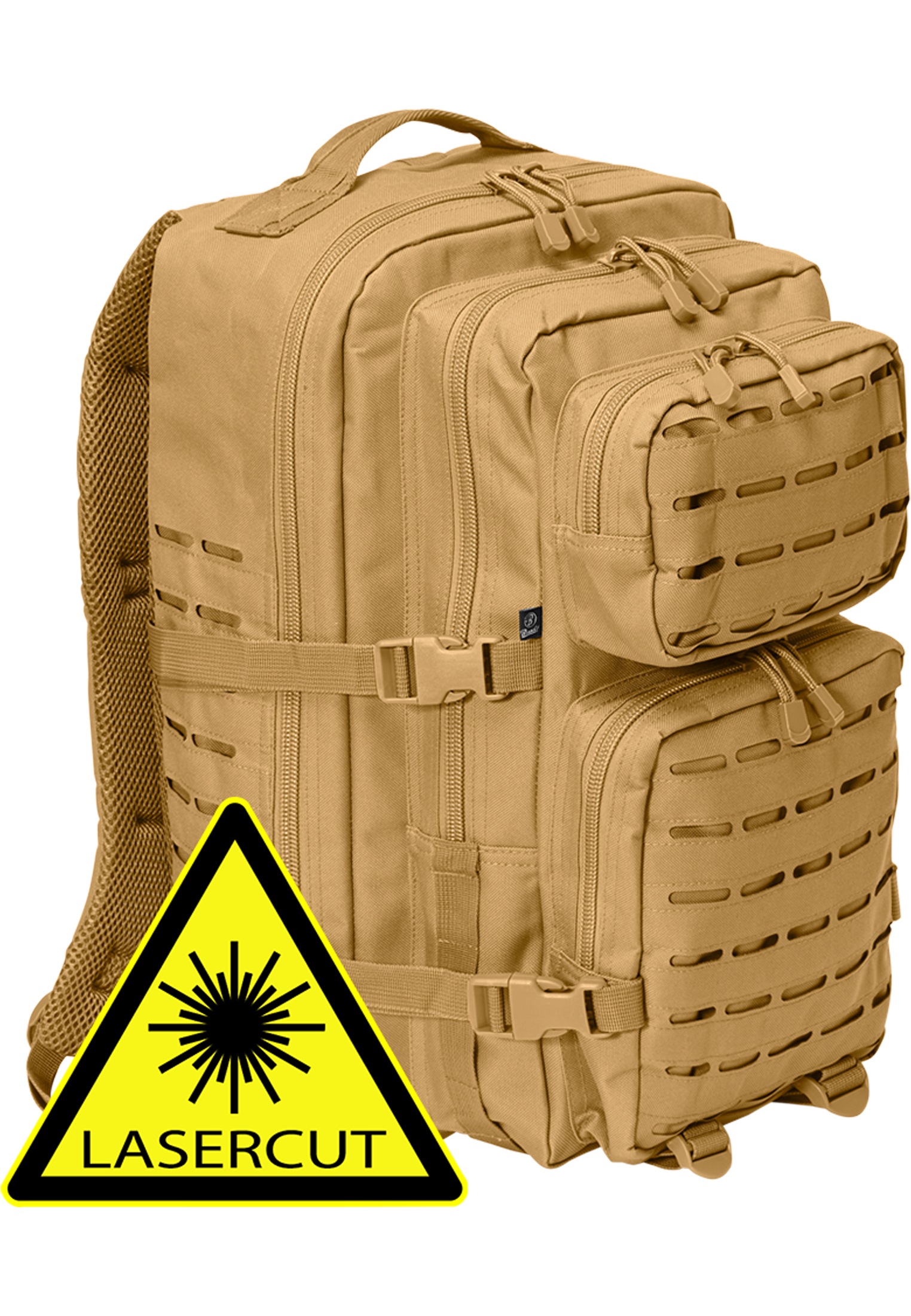 BRANDIT Rucksack "Brandit Accessoires US Cooper Lasercut large"camel, Polyester, Rucksäcke