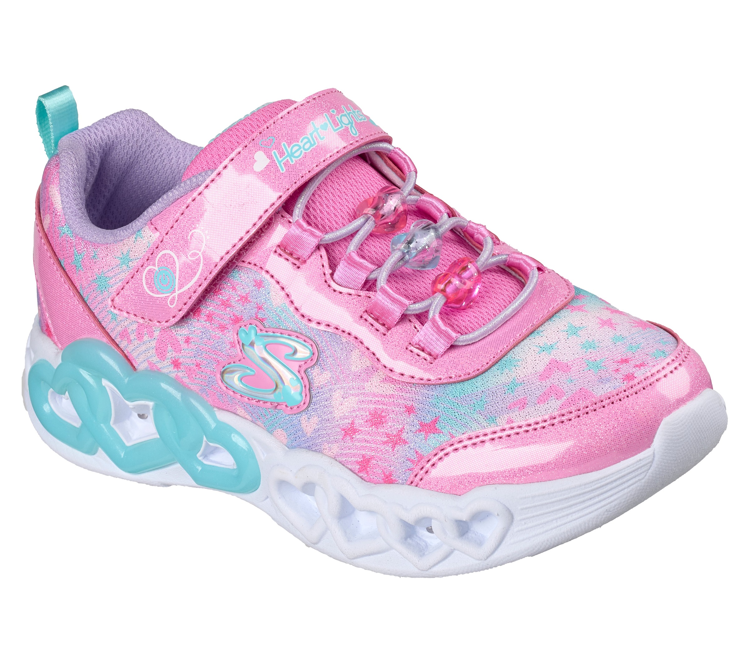 Skechers Sneaker "INFINITE HEART LIGHTS" Klettschuh mit Blinkfunktion, Größ günstig online kaufen