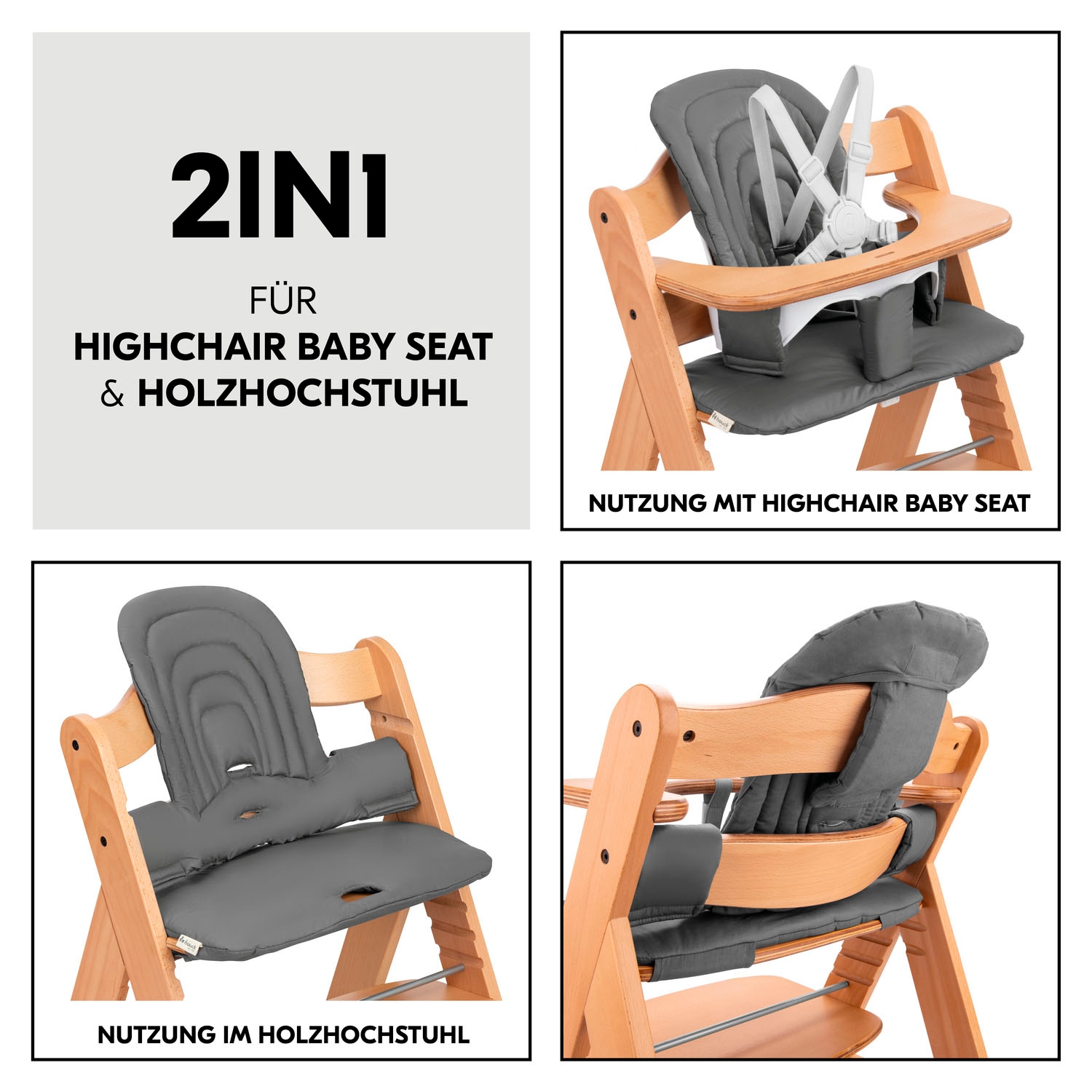 Hauck Kinder-Sitzauflage »Highchair Baby Seat Pad«