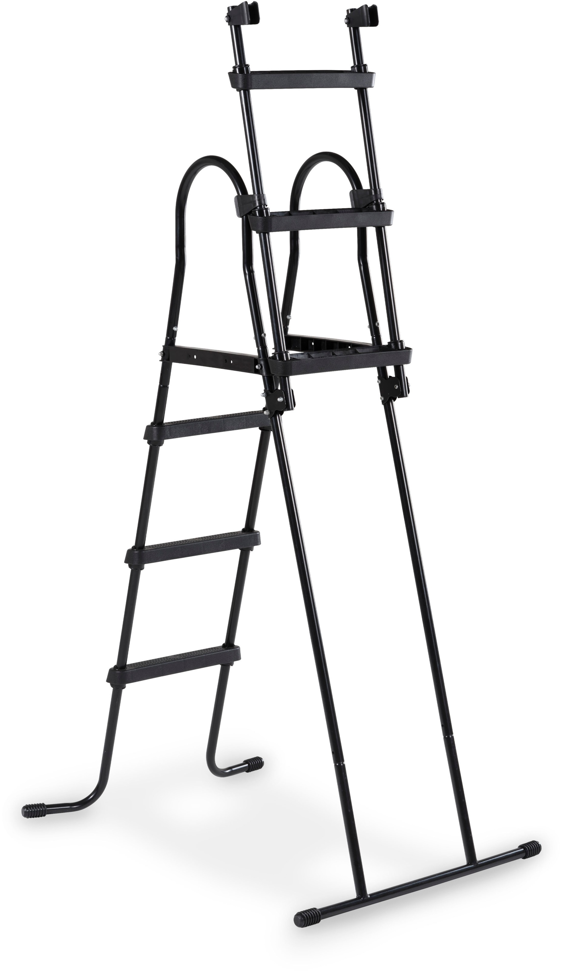 EXIT Poolleiter "für Rahmenhöhen 91-107 cm, schwarz" mit Anti-Rutsch-Sprossen