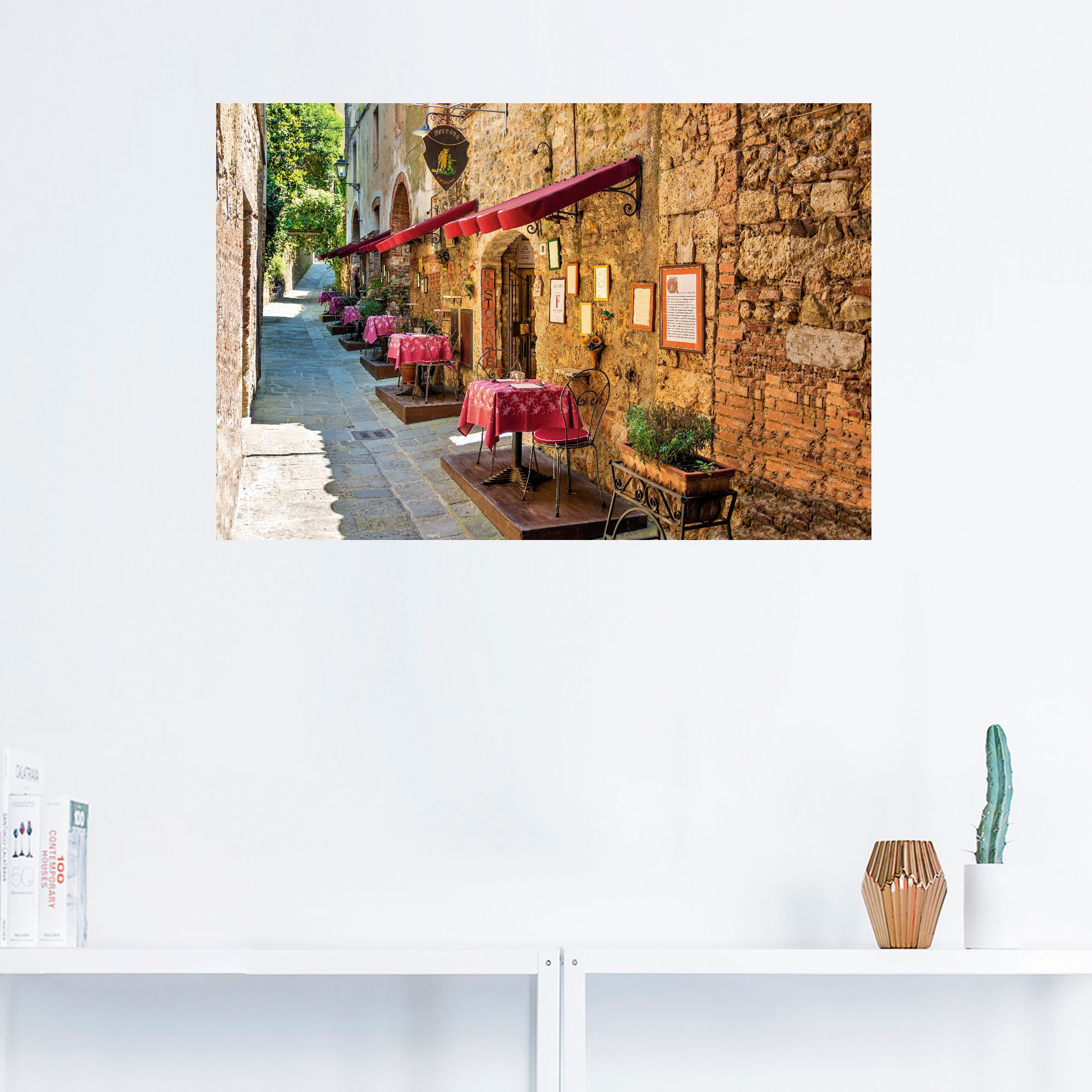 Artland Wandbild »Toskana II«, Europa, (1 St.), als Alubild, Outdoorbild, Leinwandbild, Poster, Wandaufkleber
