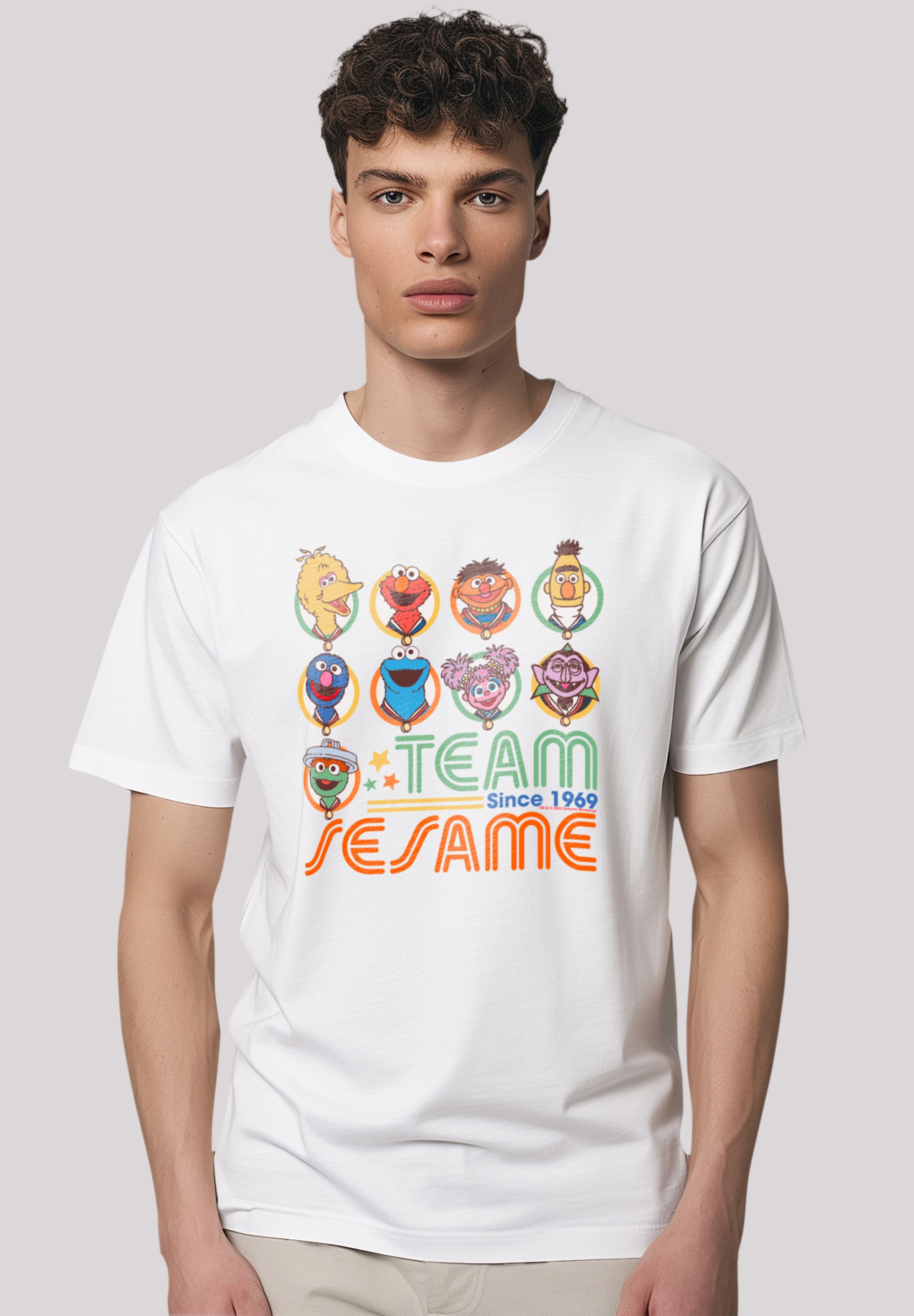 F4NT4STIC T-Shirt "Sesamstraße Team Since 1969", Premium Qualität günstig online kaufen