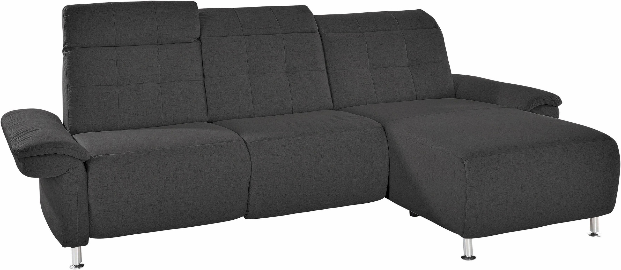 Home affaire Ecksofa "Manhattan L-Form" 2 Sitze mit elektrischer Relaxfunkt günstig online kaufen