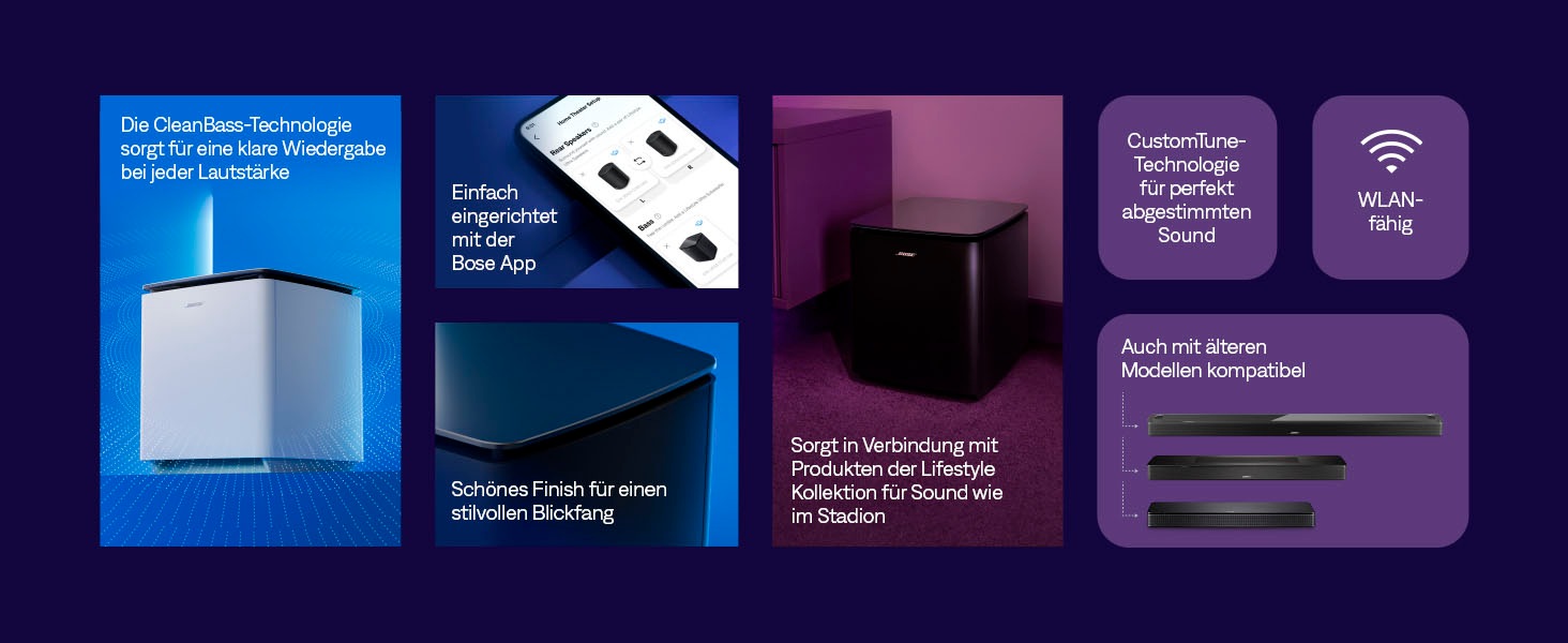 Bose Subwoofer »Lifestyle Ultra« (WLAN Bass- und Lautstärkeregelung 80 W)