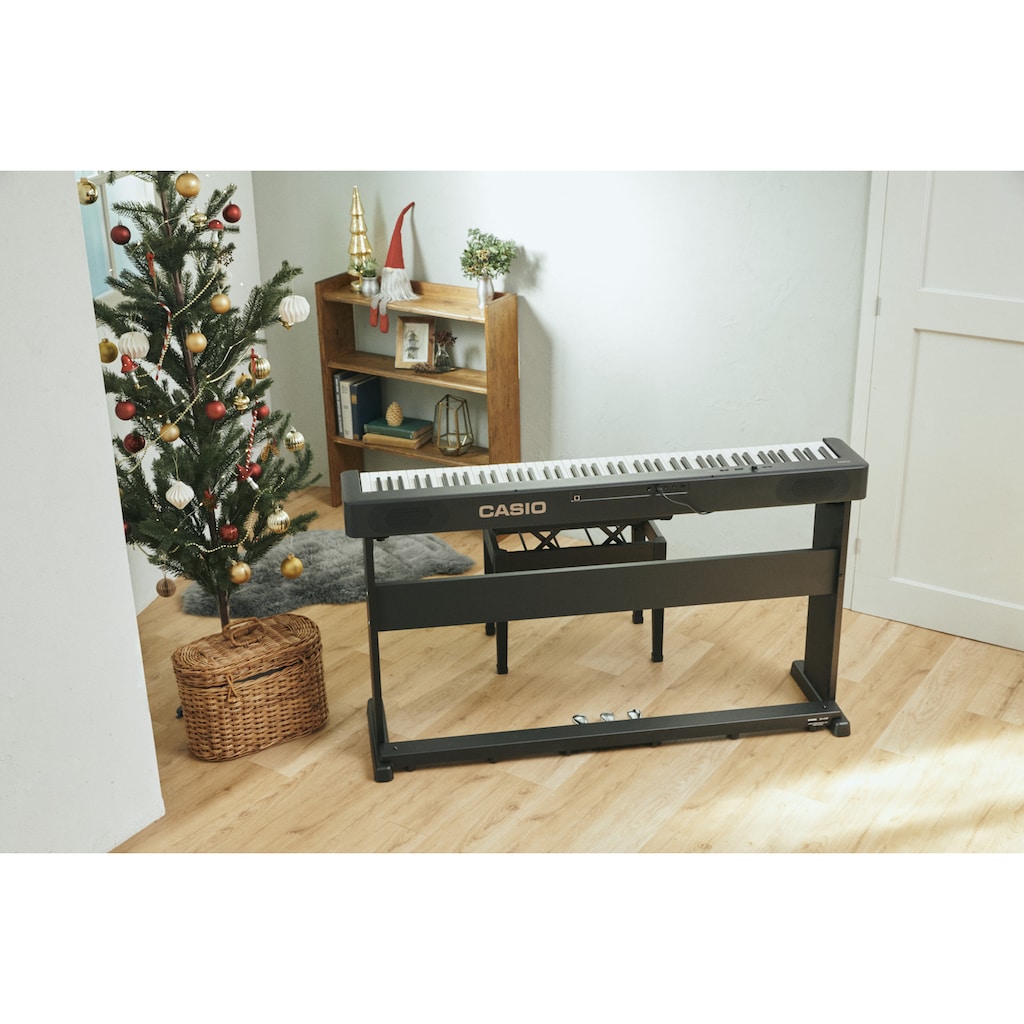 CASIO Digitalpiano »CDP-S160BK«, (Set), mit Stativ und Pedaleinheit