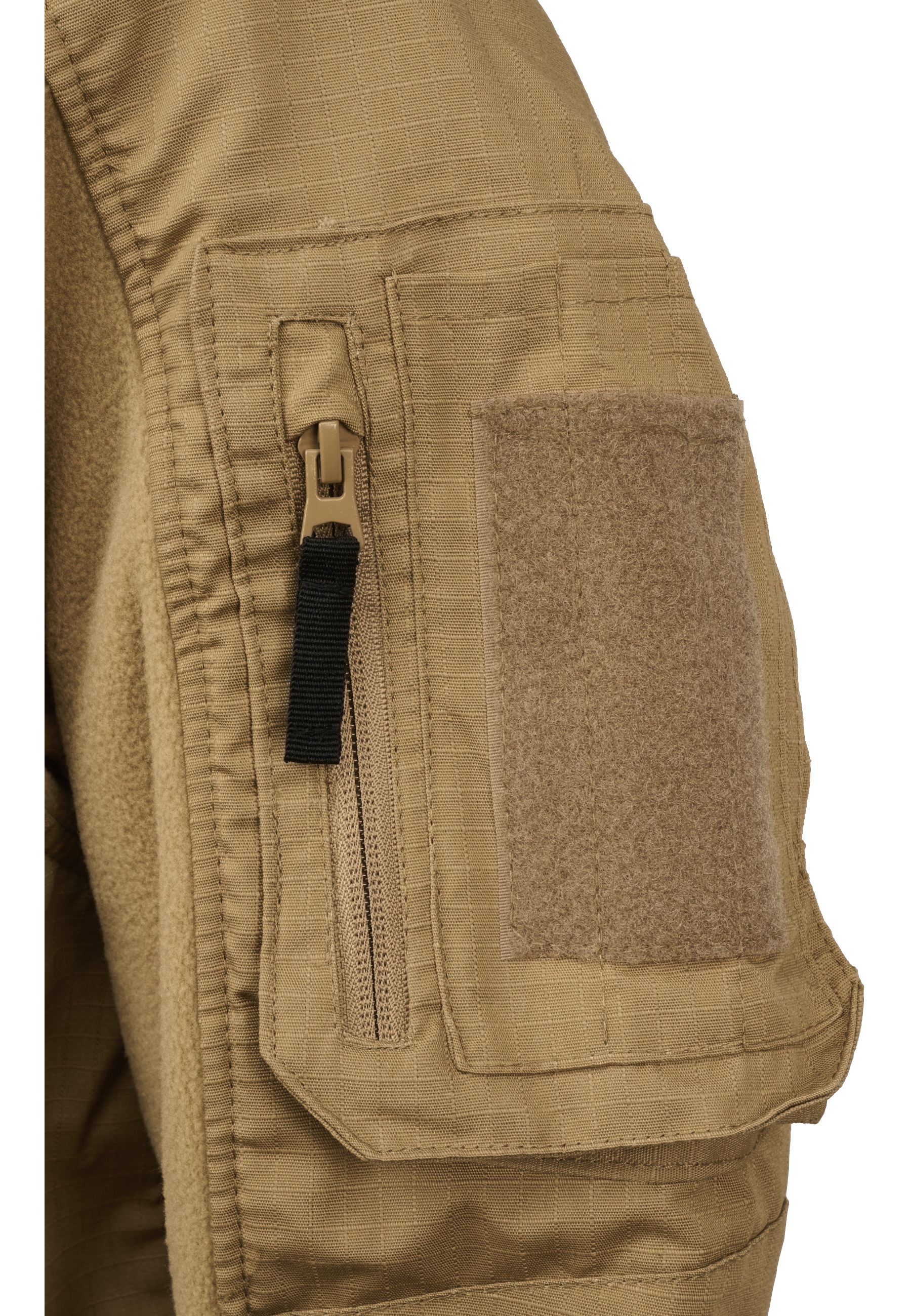 Brandit Allwetterjacke »Brandit Herren Fleecejacket Ripstop« 1 Stk. tlg. ohne Kapuze