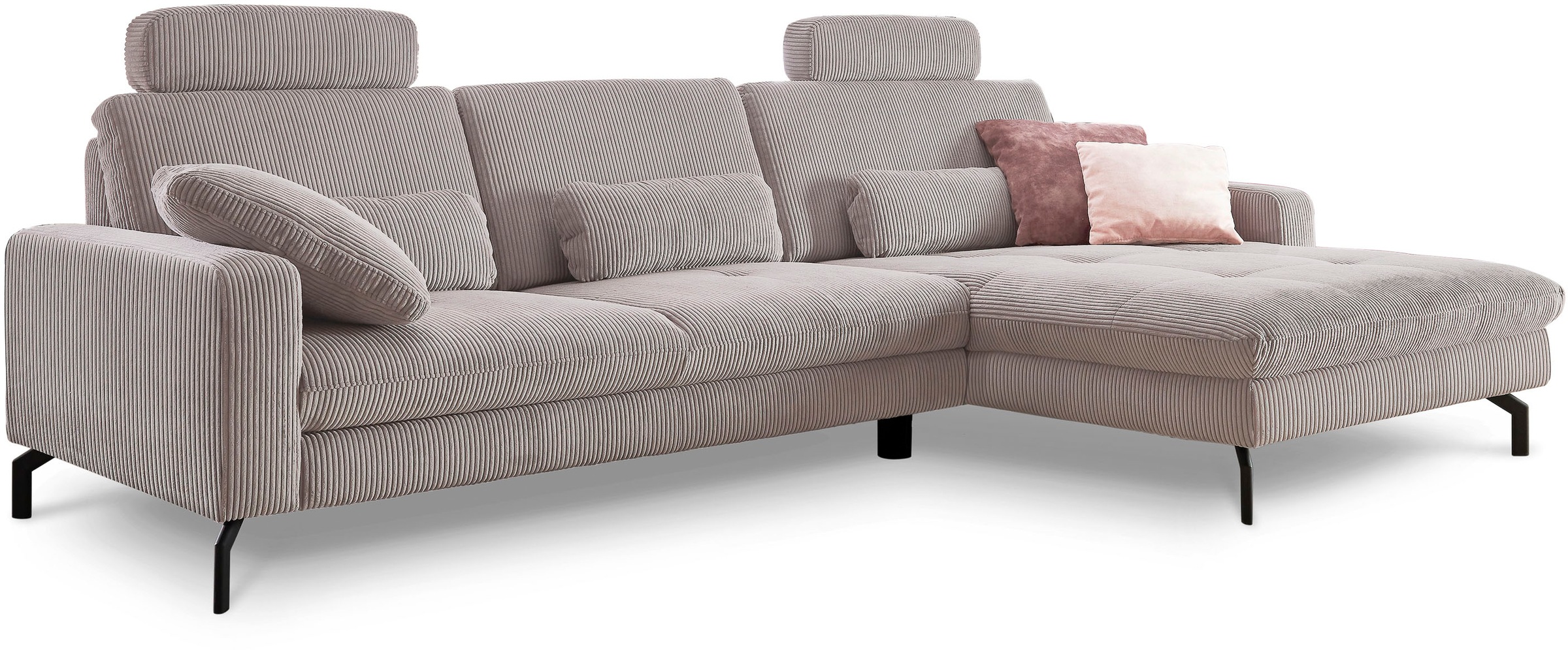 Die PlanBar Ecksofa "MP-IN20110 L-Form mit Federkern-Polsterung", optional günstig online kaufen