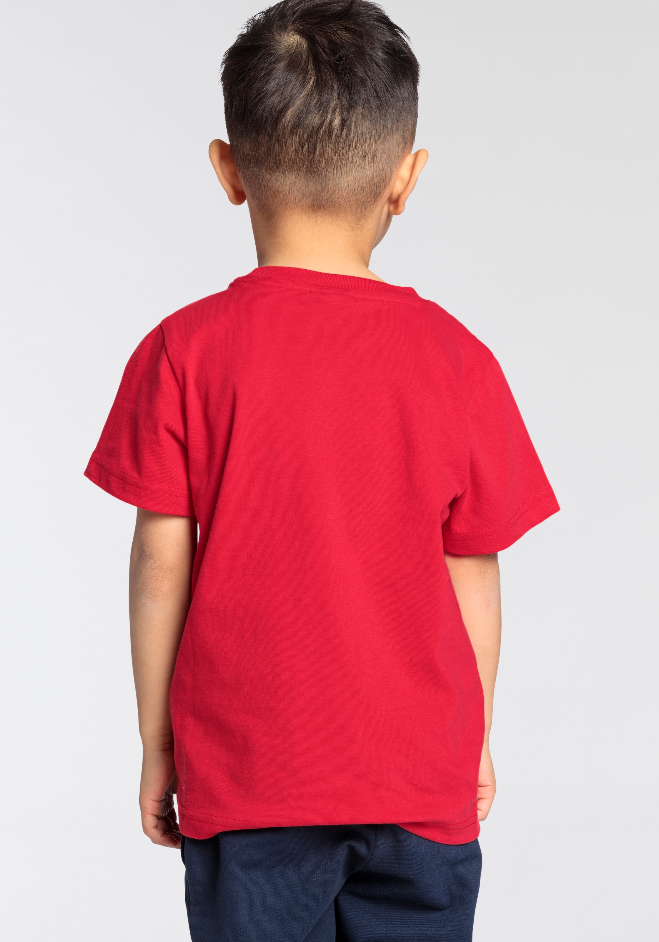 KIDSWORLD T-Shirt »FEUERWEHR«, Kurzarm, Basic-Passform, mit trendigem Druck, Rundhalsausschnitt