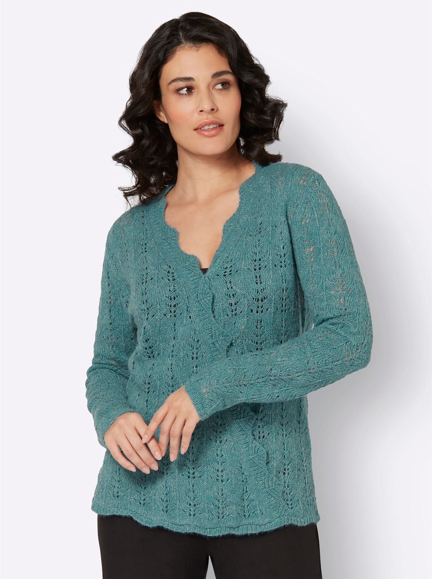 Strickpullover "Woll-Mix-Pullover" günstig online kaufen