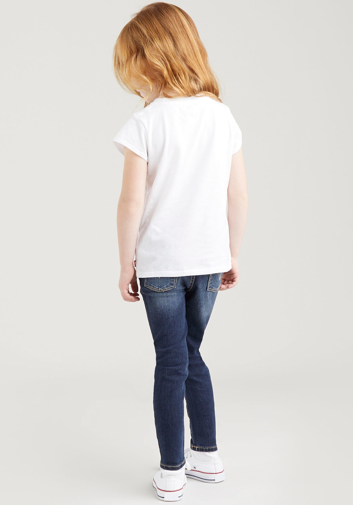 Thumbnail - Levis Kids T-Shirt "LVG BATWING CHEST HIT TEE" mit Logo Print for GIRLS