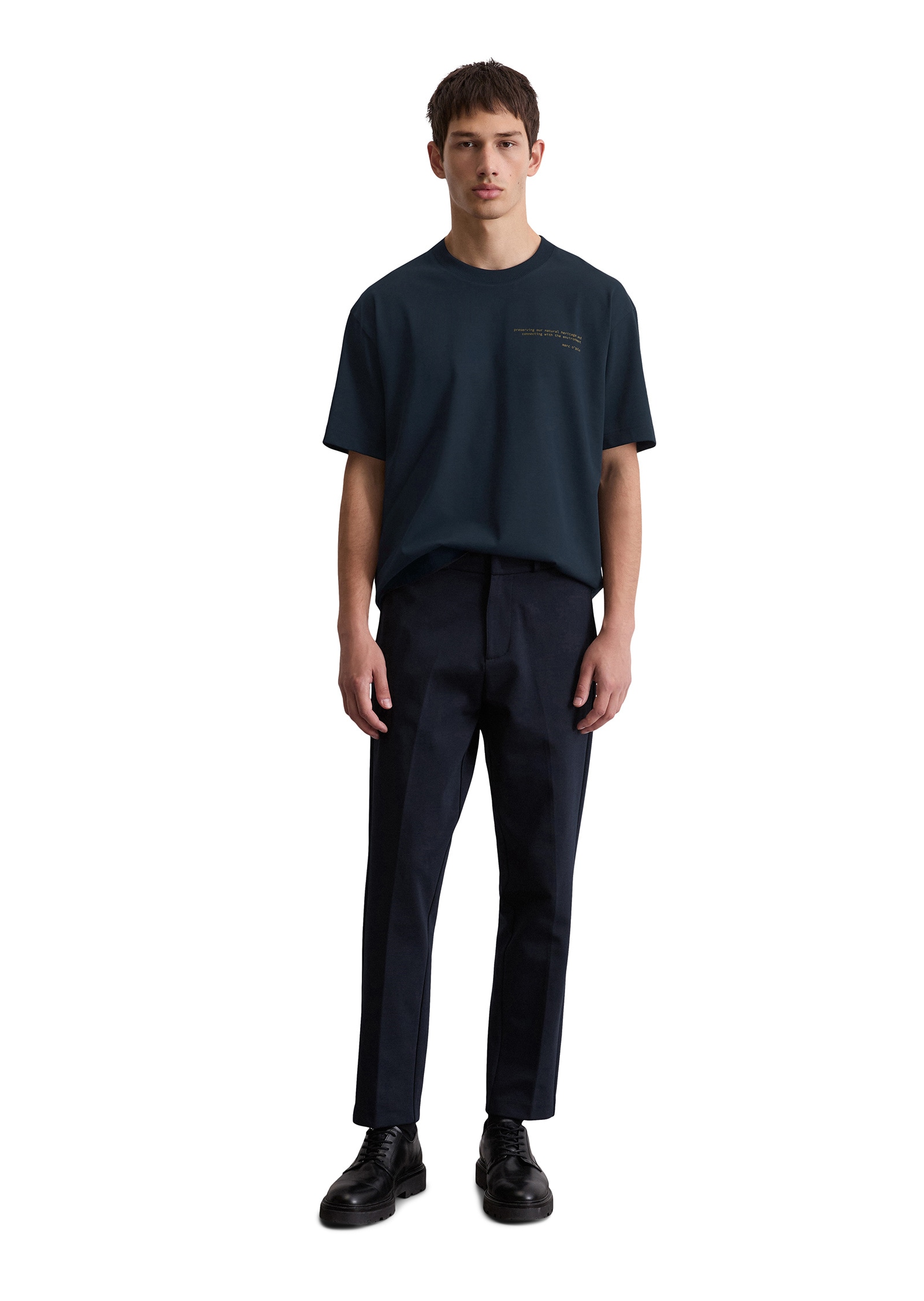 Marc O'Polo T-Shirt »mit Natur-Rückenprint«