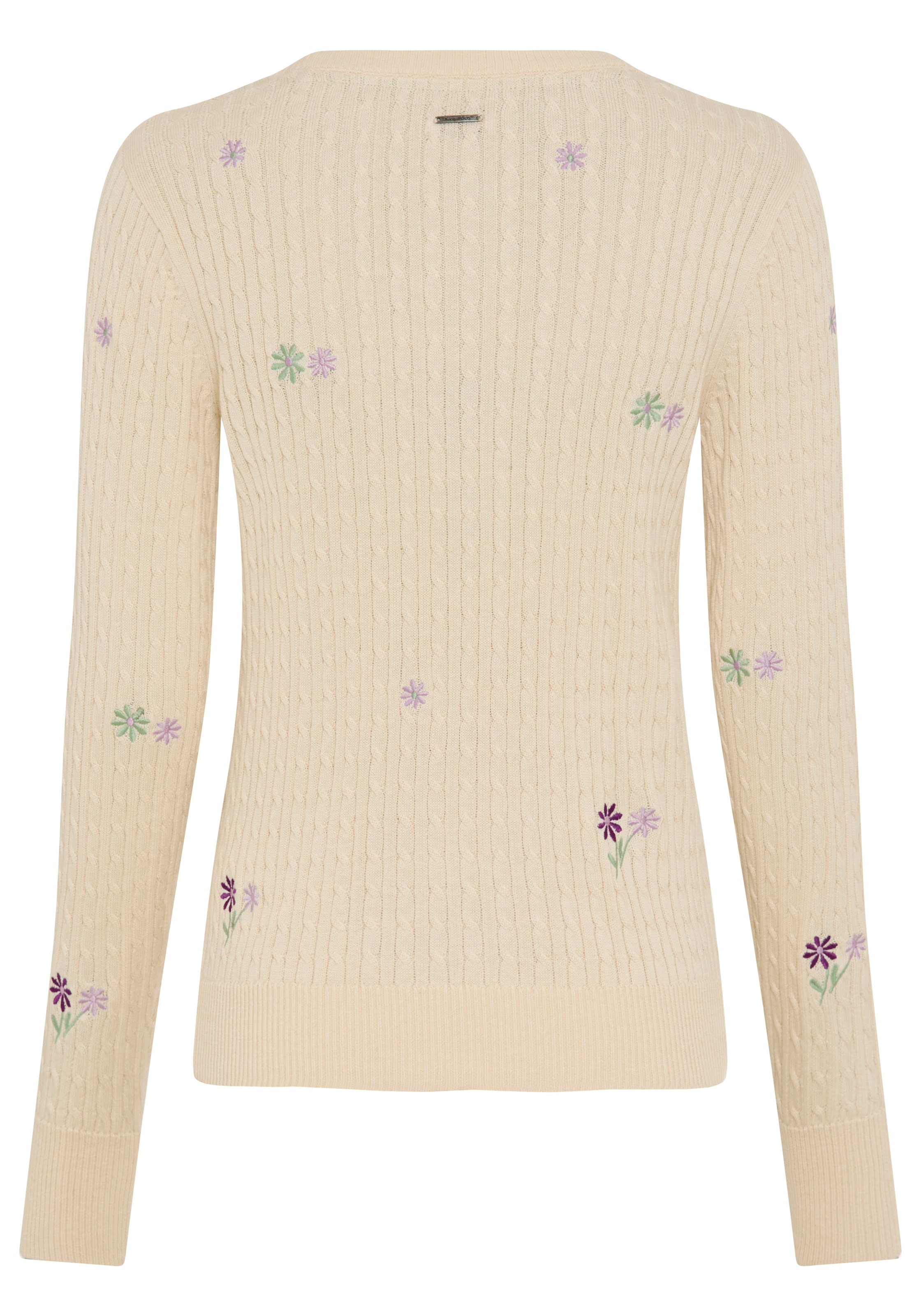 KangaROOS Strickpullover mit Rundhalsausschnitt, schmale Basic-Passform, aus Baumwolle