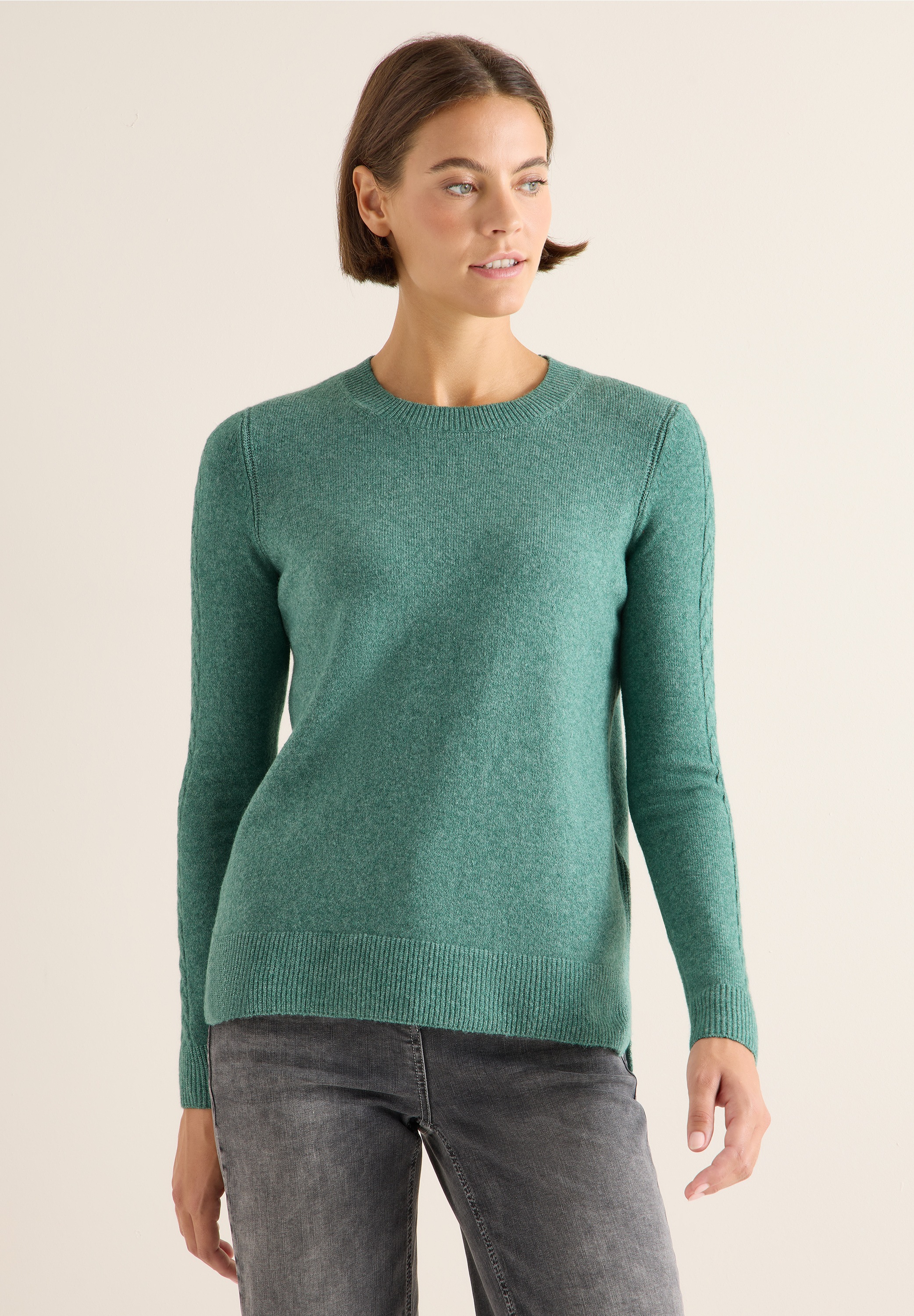 Cecil Strickpullover mit Strick-Detail