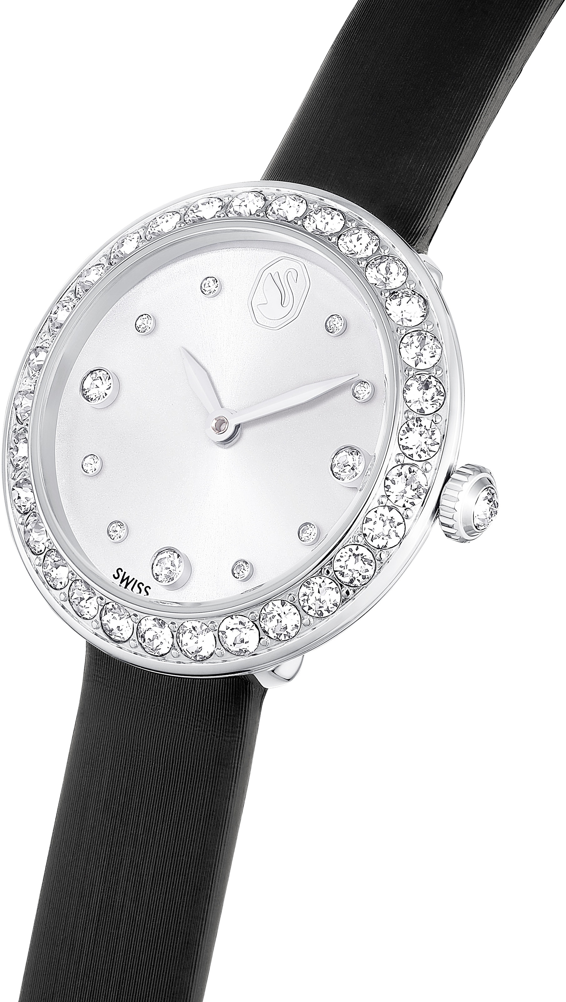 Swarovski Quarzuhr »MATRIX TENNIS«, Armbanduhr, Damenuhr, Swiss Made, Lederarmband, analog