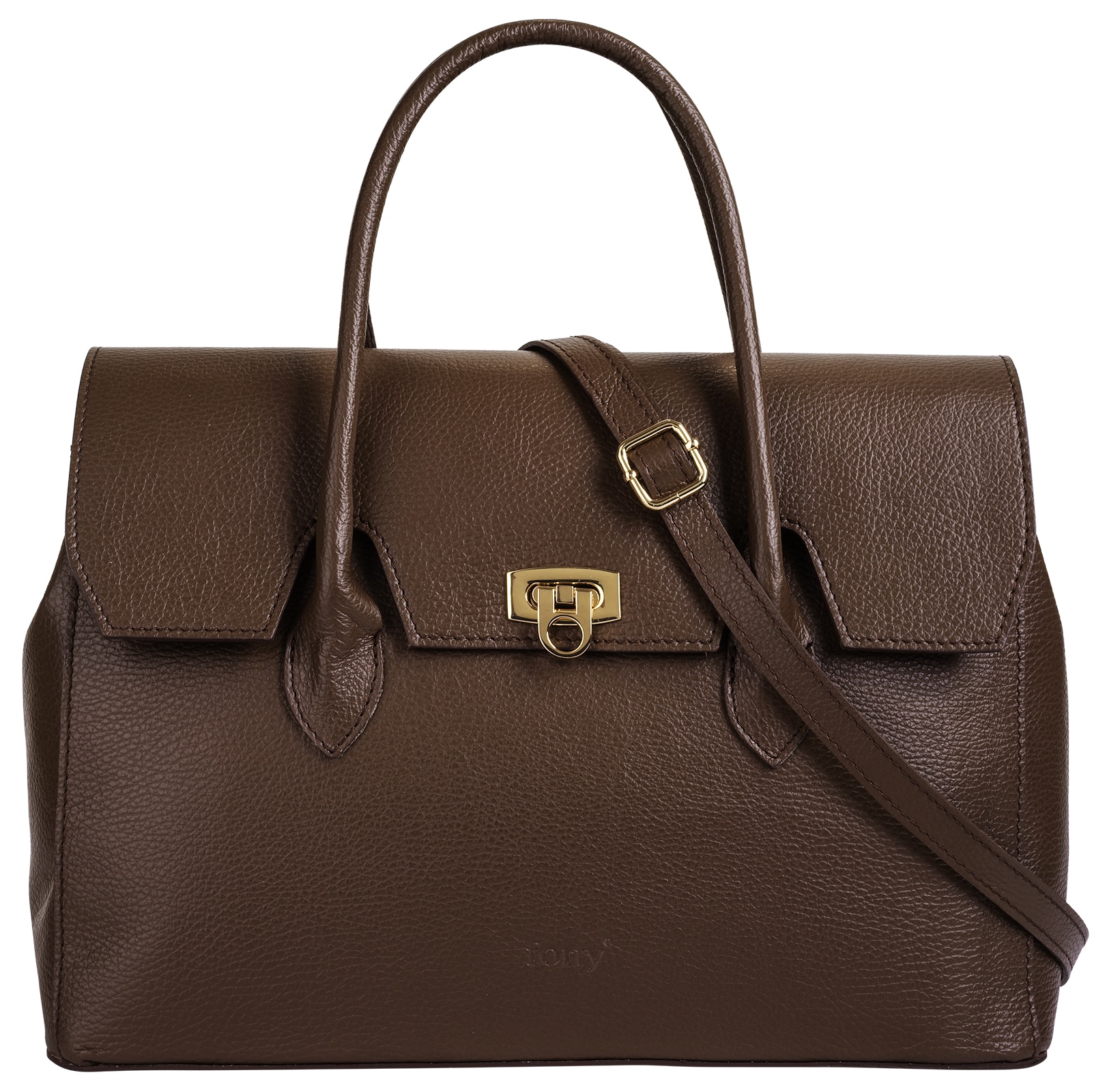 forty° Henkeltasche »FORTY° Damen LANTORA echt Leder, Made in Italy« echt Leder, Made in Italy