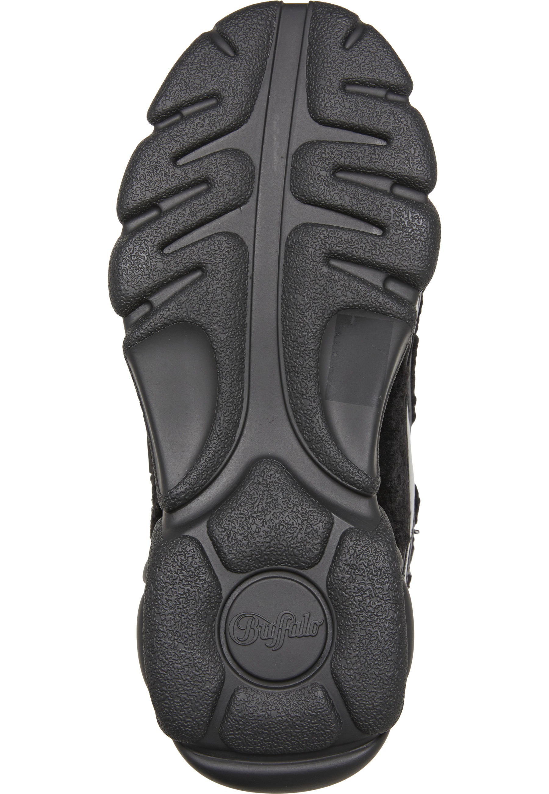 Trainingsschuh BUFFALO "Buffalo CLD CORIN WARM - VEGAN PATENT/FUR", Damen, Gr. 39, schwarz, unifarben, Schuhe 6