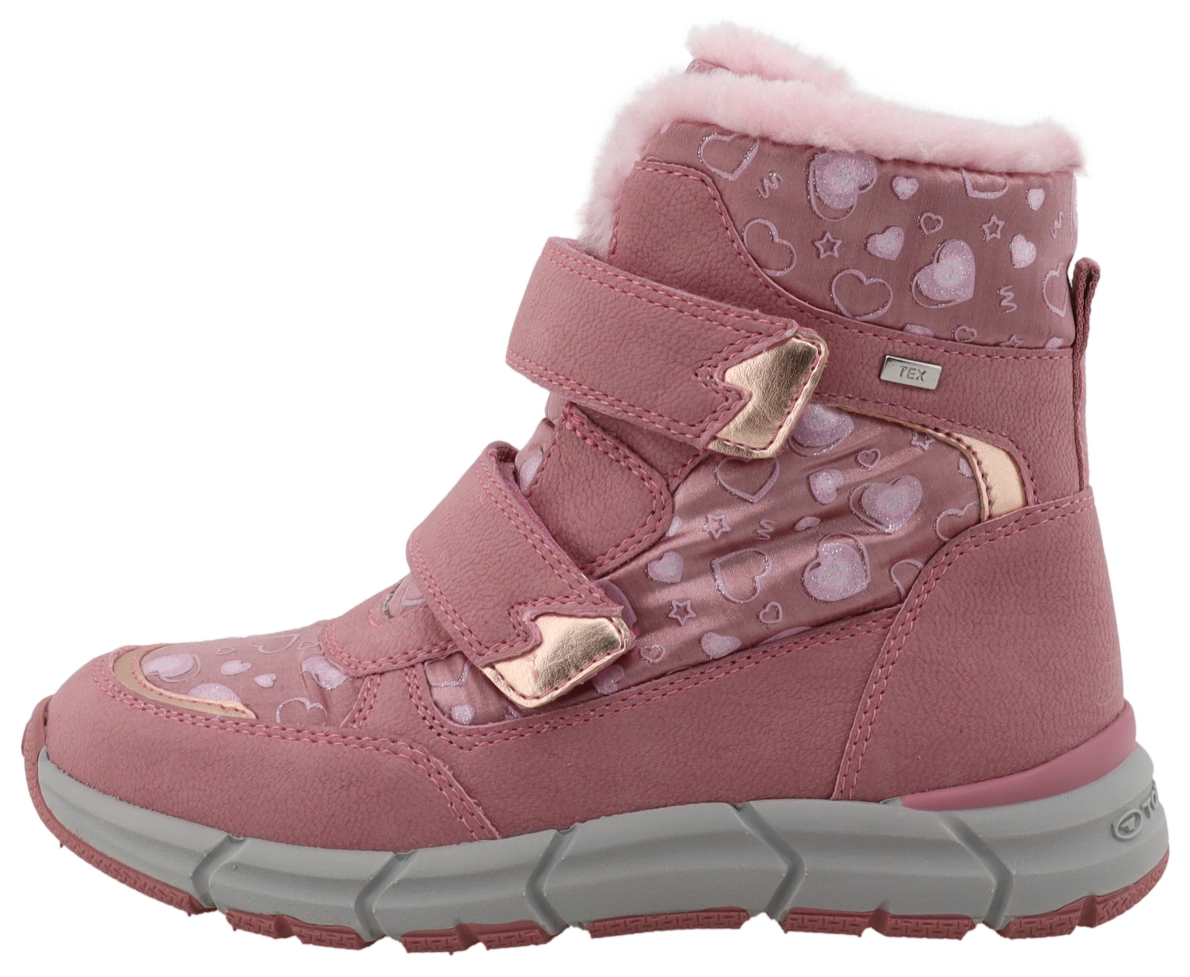 TOM TAILOR Winterstiefel, mit Klettverschlüsse