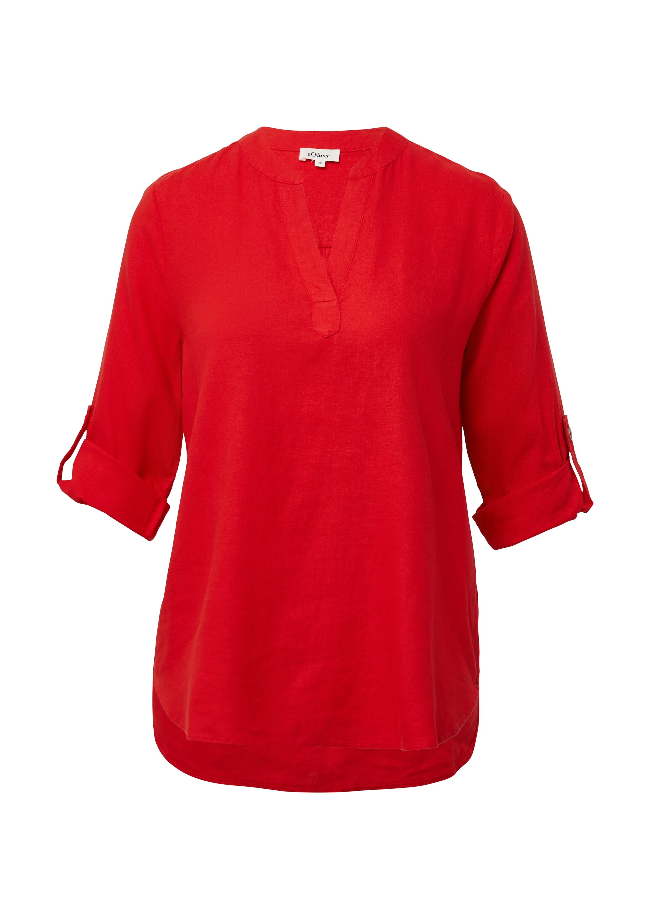 s.Oliver Klassische Bluse, mit Turn-up