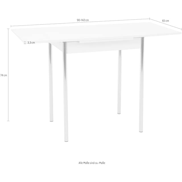 HELA Esstisch »Bonn I T P«, ausziehbar 90-142 cm kaufen | BAUR