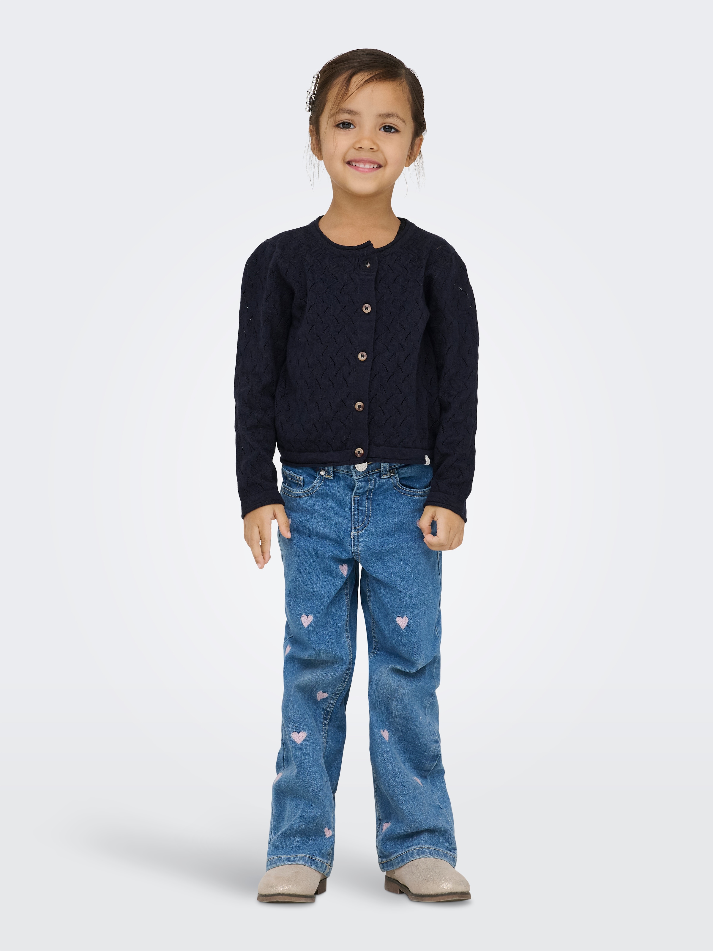 KIDS ONLY Strickjacke »KMGMEGAN LIFE  LS CARDIGAN KNT NOOS«