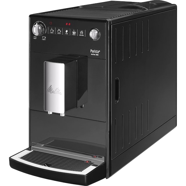 leise & BAUR schwarz«, F230-102, Kaffeevollautomat »Purista® Lieblingskaffee-Funktion, Melitta kompakt | extra